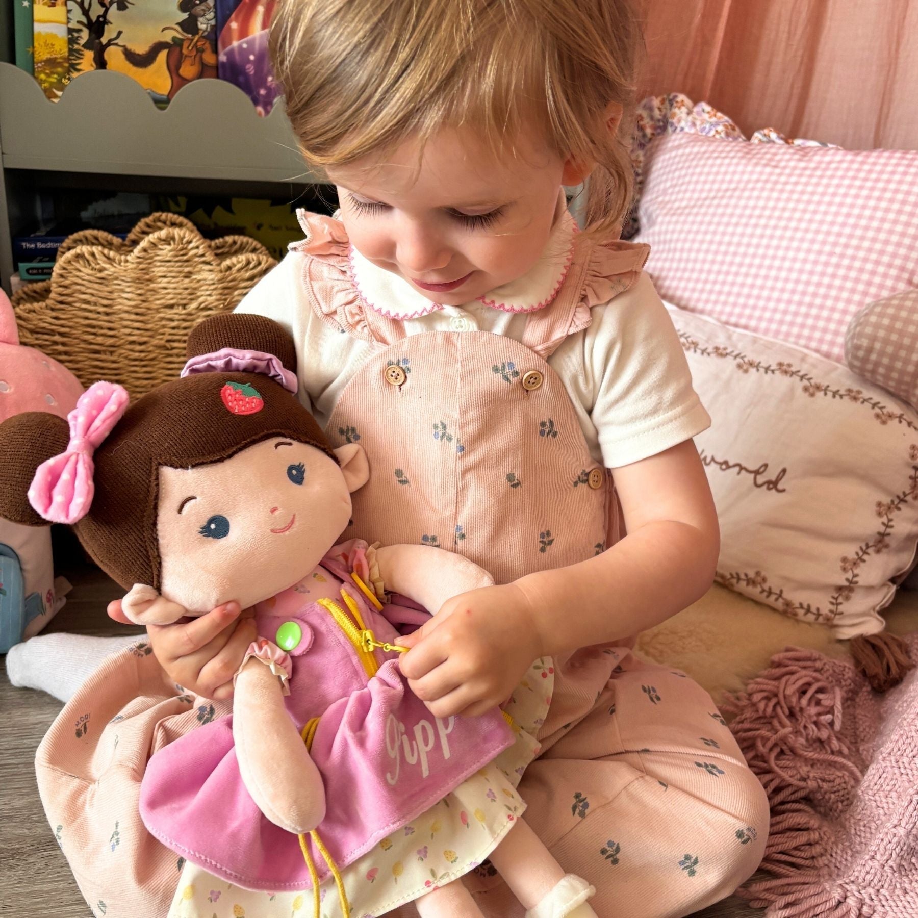Personalized Jucy Girl Joosee - Montessori Doll - Charming Play Doll