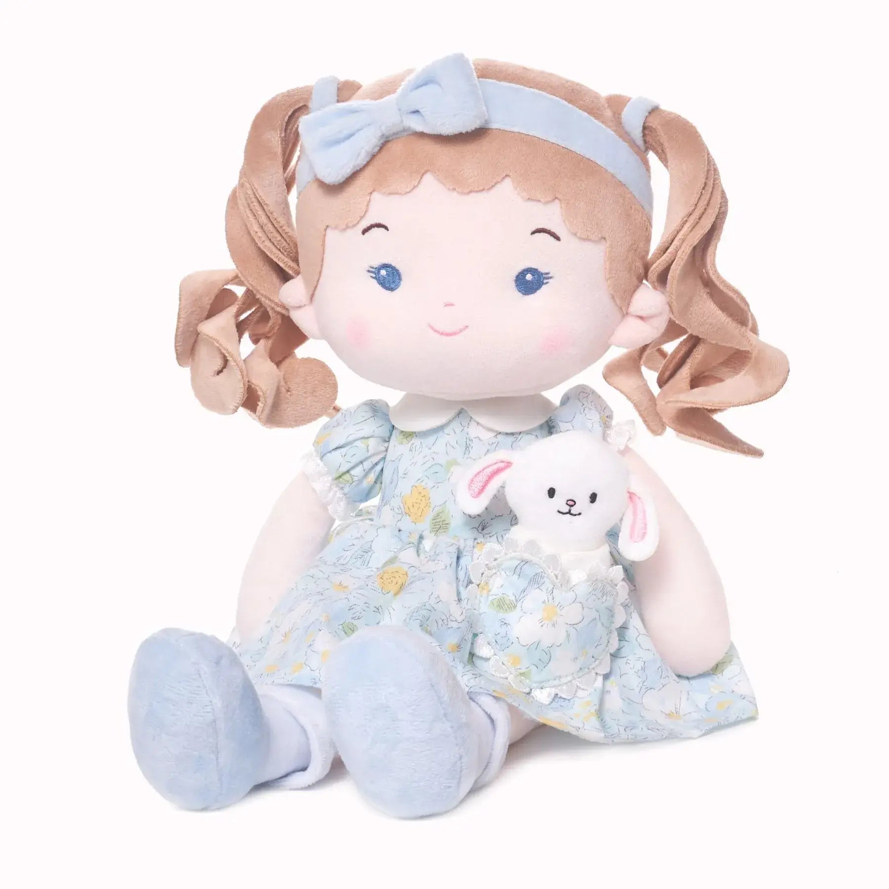 Personalized Lily Girl & Her Pet - Pretty Dress Up Doll