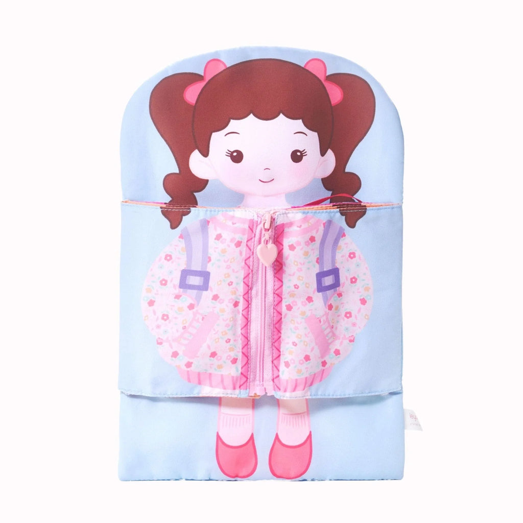 Molly Knows How To Wear - Personalized Montessori Soft Book - Gift Ready Doll For Playtime