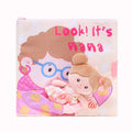 Look! It's Nana - Personalized Montessori Soft Book - Cute Dress Up Doll