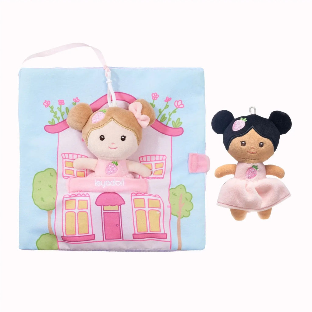 A Berry Special Day -  Personalized Montessori Soft Book - Charming Doll With Accessories