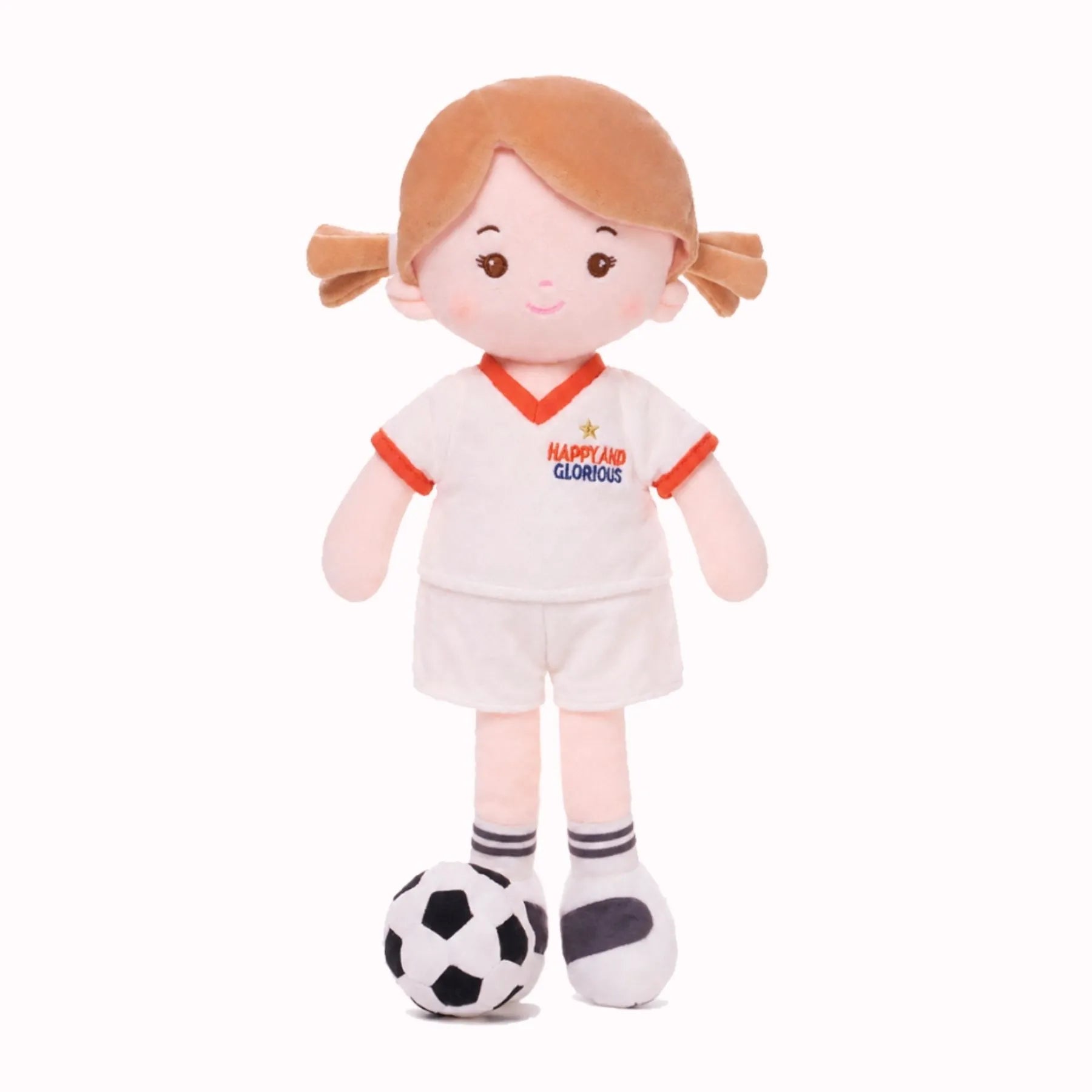 Personalized Soccer Girl - ENG (2 Skin Tones) - Stylish Doll For Collectors