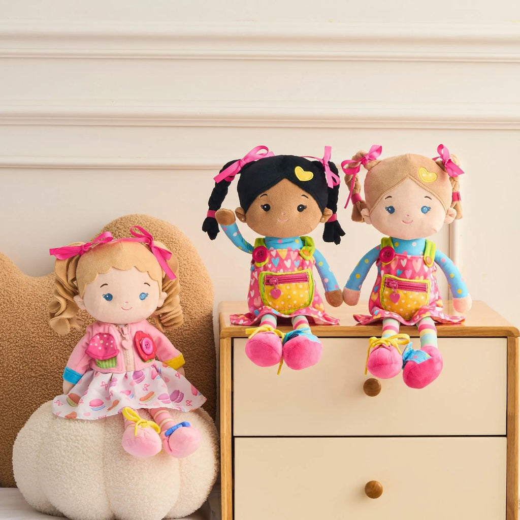 Personalized Sunnyheart Bonnie Girl - Montessori Doll - Playroom Ready Doll Collection