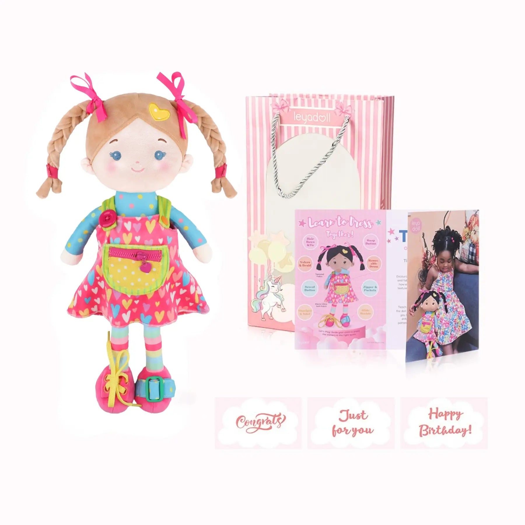 Personalized Sunnyheart Tilly Girl - Montessori Doll - Classic Doll For Gifting