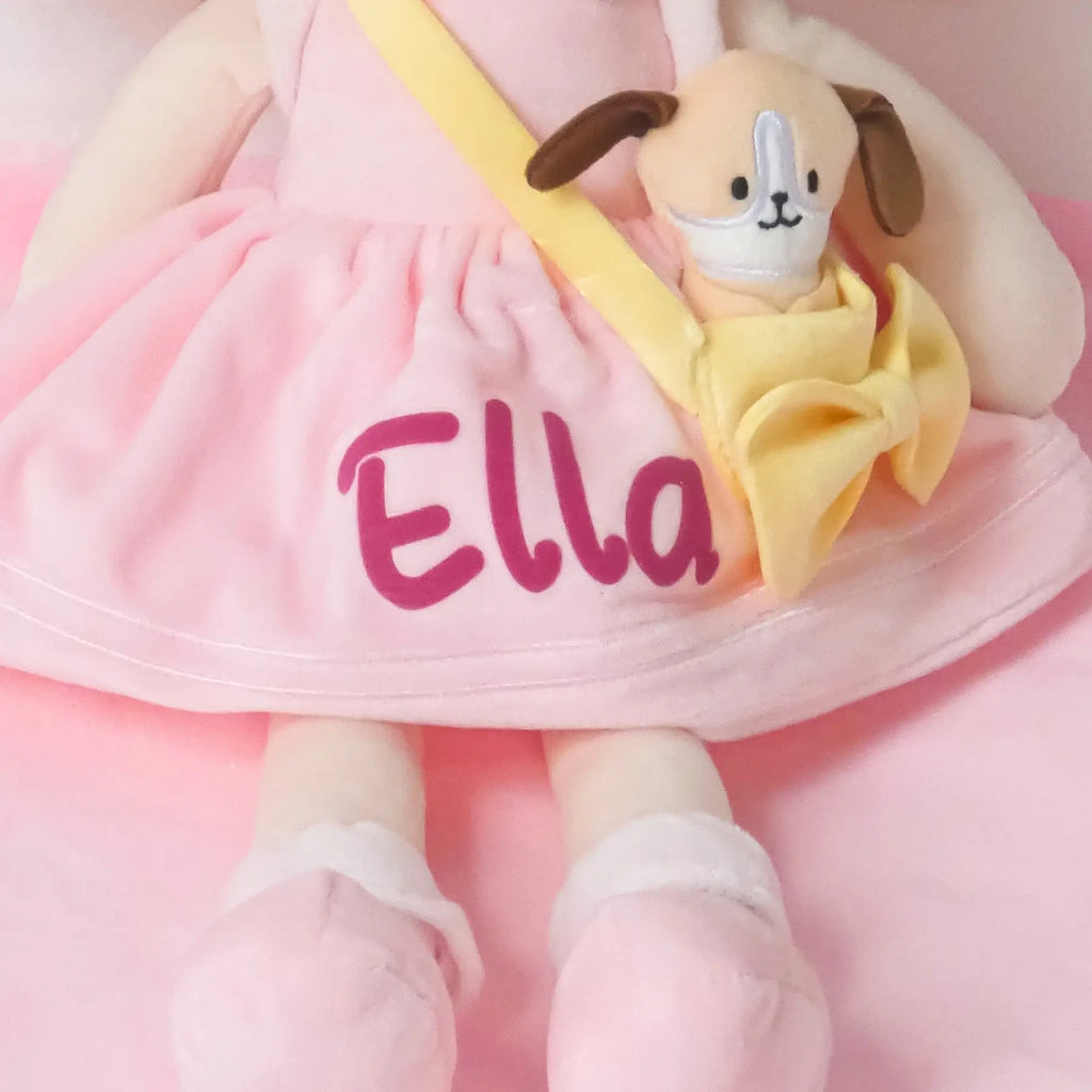 Personalized Milly Girl & Her Pet - Everyday Mini Doll