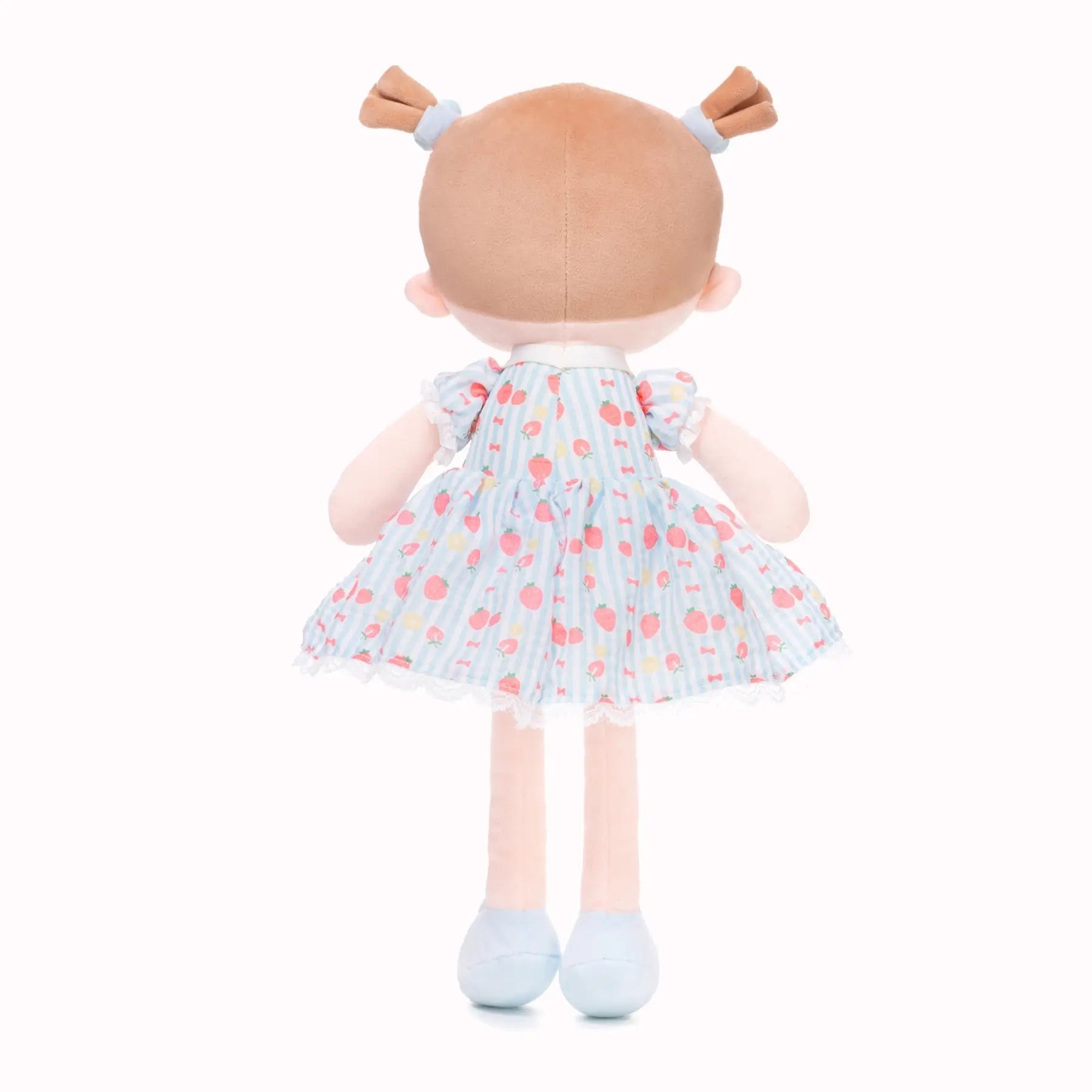 Personalized Strawberry Girl - Blue - Adorable Doll Clothes Set