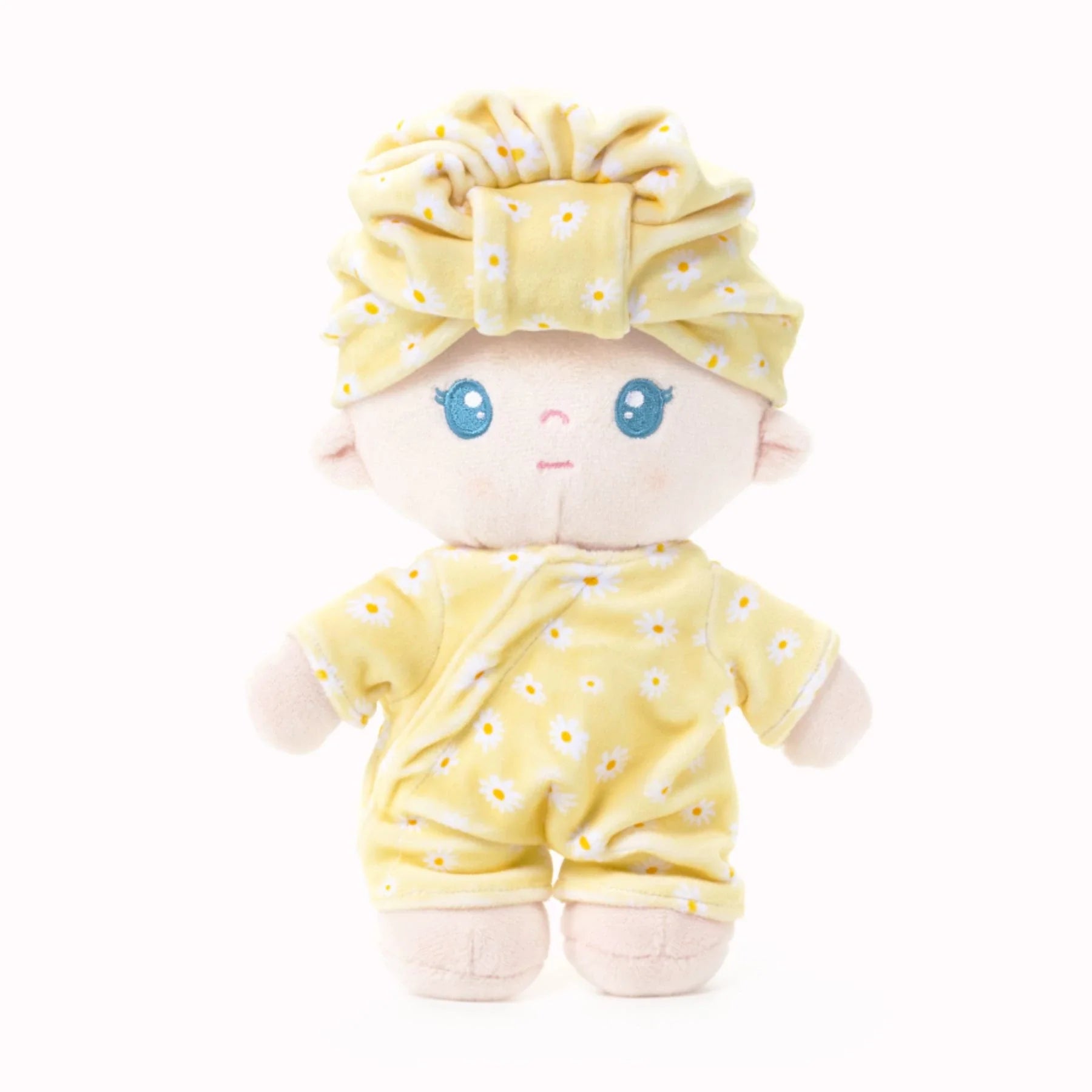 Personalized Pudding Baby Girl - Daisy - Everyday Doll With Outfit