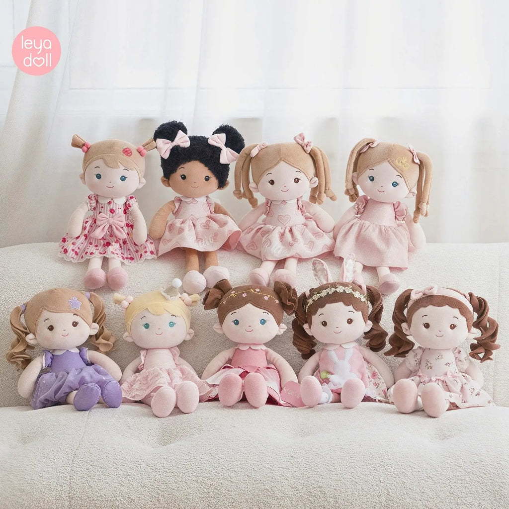 Leyadoll Soft Plush Personalized Leya Doll, My First Baby Doll - Sweet Doll With Outfit