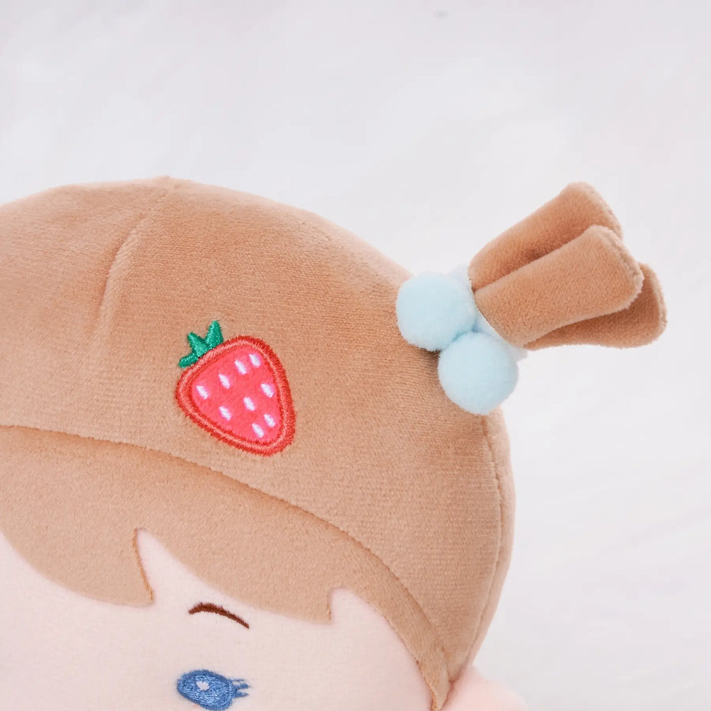 Personalized Strawberry Girl - Blue - Adorable Doll Clothes Set