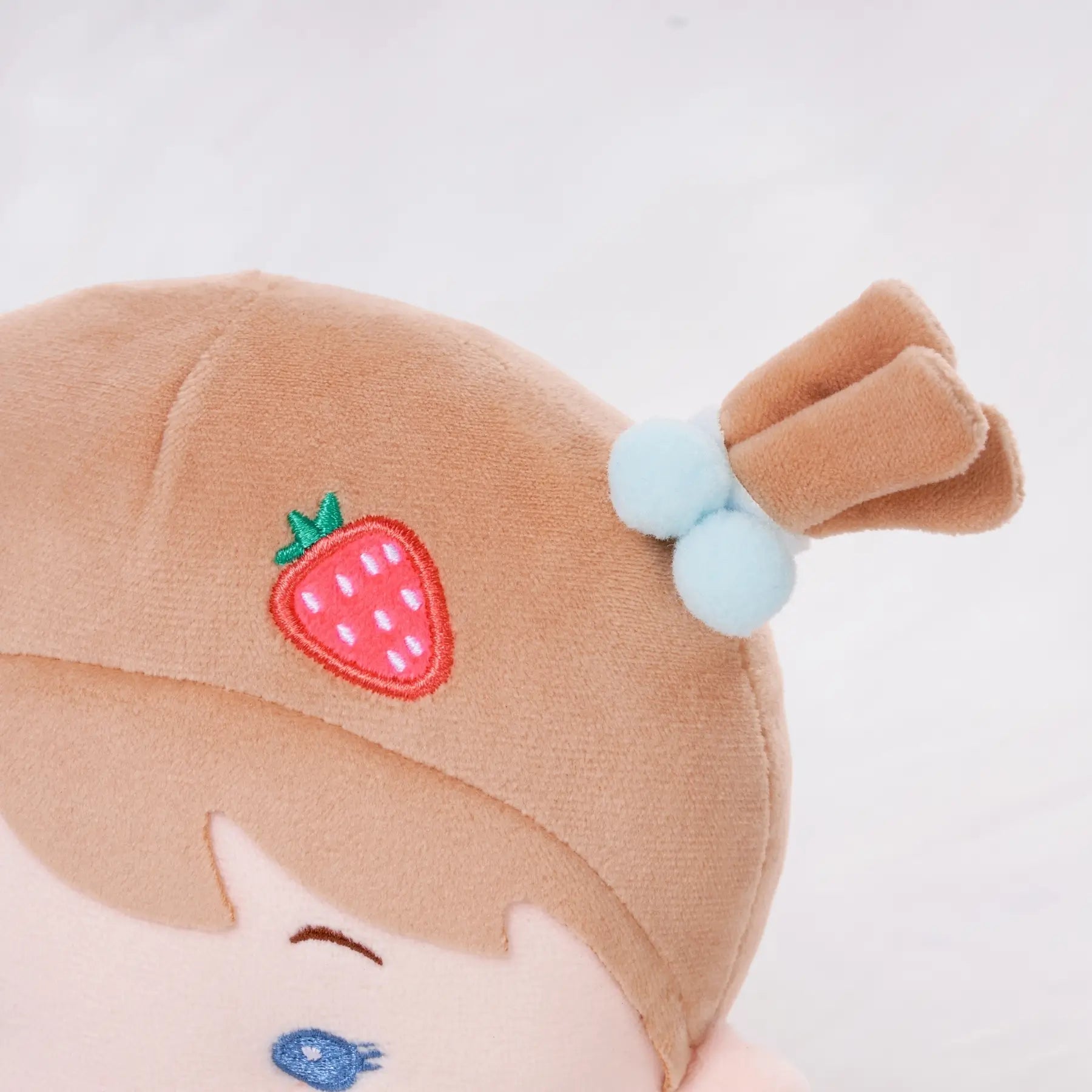 Personalized Strawberry Girl - Blue - Adorable Doll Clothes Set