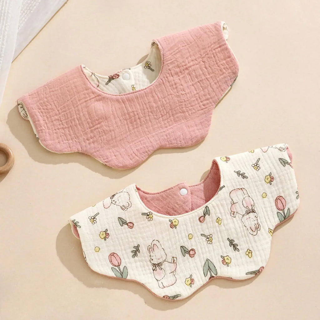 Baby Two-Sided Bib - Display Ready Doll Style Set