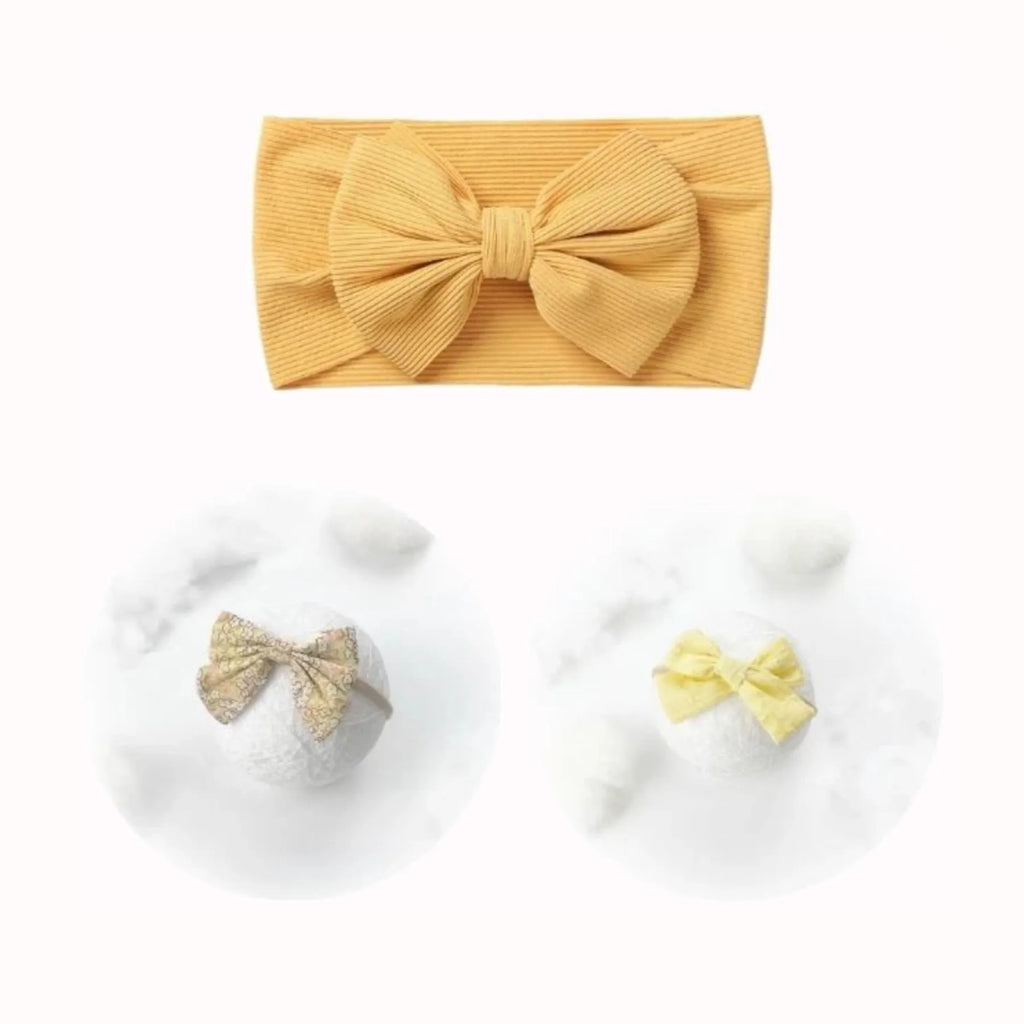 Handmade Headband Set for Baby Girl - Adorable Doll Outfit Set