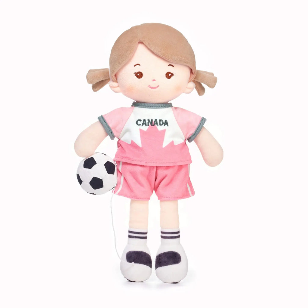 Personalized Soccer Girl - CAN (2 Skin Tones) - Everyday Play Doll