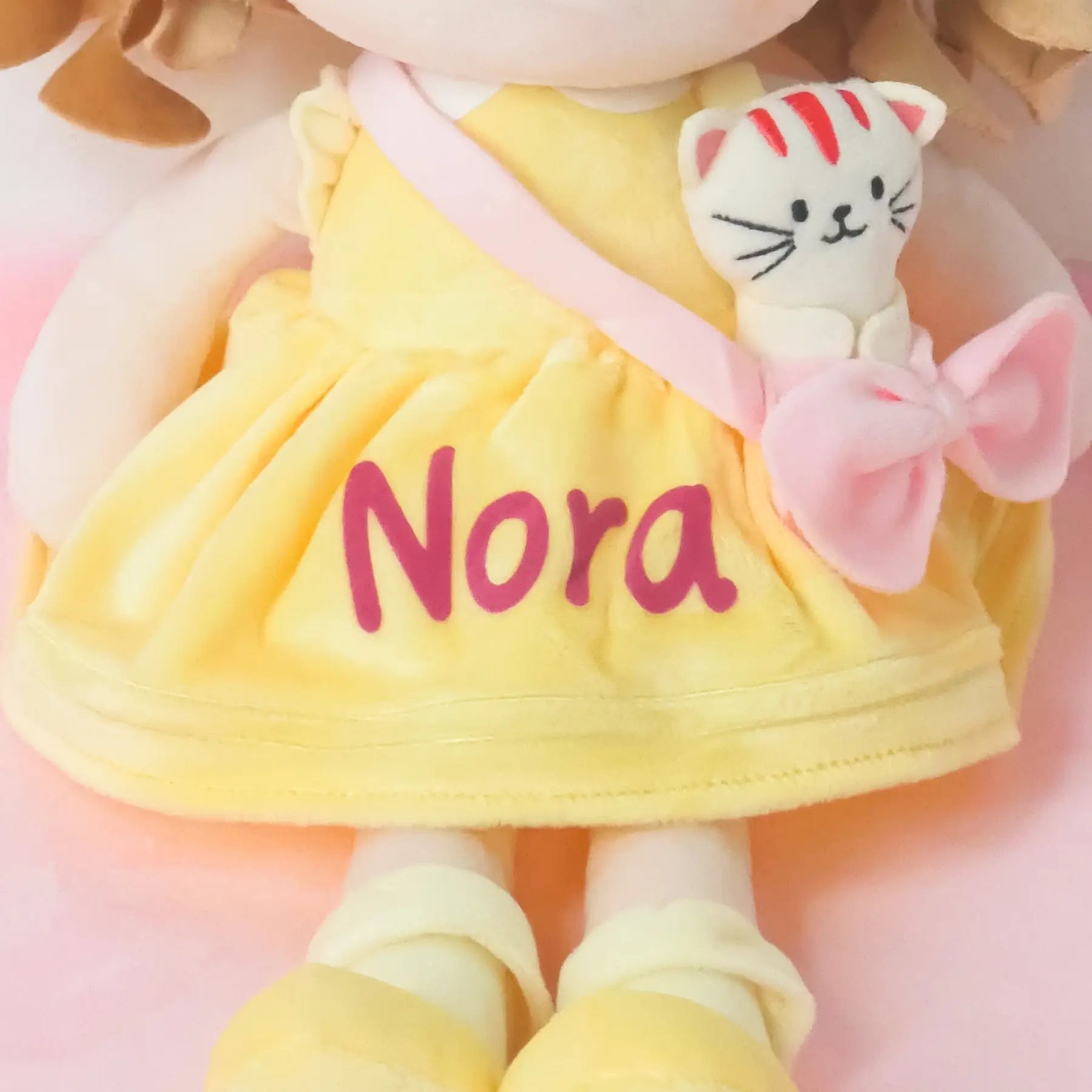 Personalized Sunny Girl & Her Pet - Stylish Doll Outfit Set