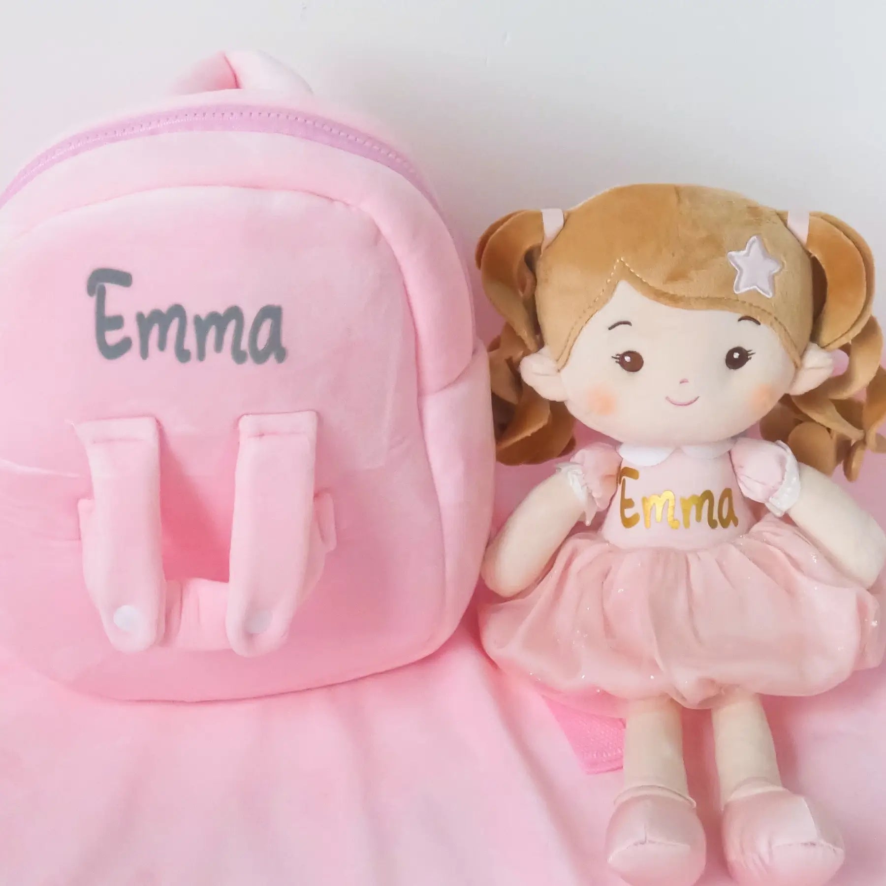 Personalized Princess Starlet Doll Backpack - Pink - Boutique Style Doll Style Set