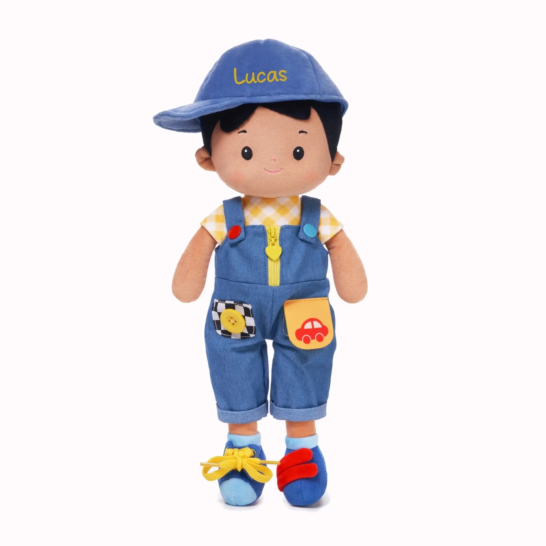 Personalized Crayon Miles - Montessori Doll - Small Size Doll For Playrooms