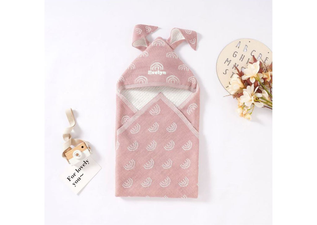 Personalized Bunny Hoodie Blanket - Lovely Plush Doll