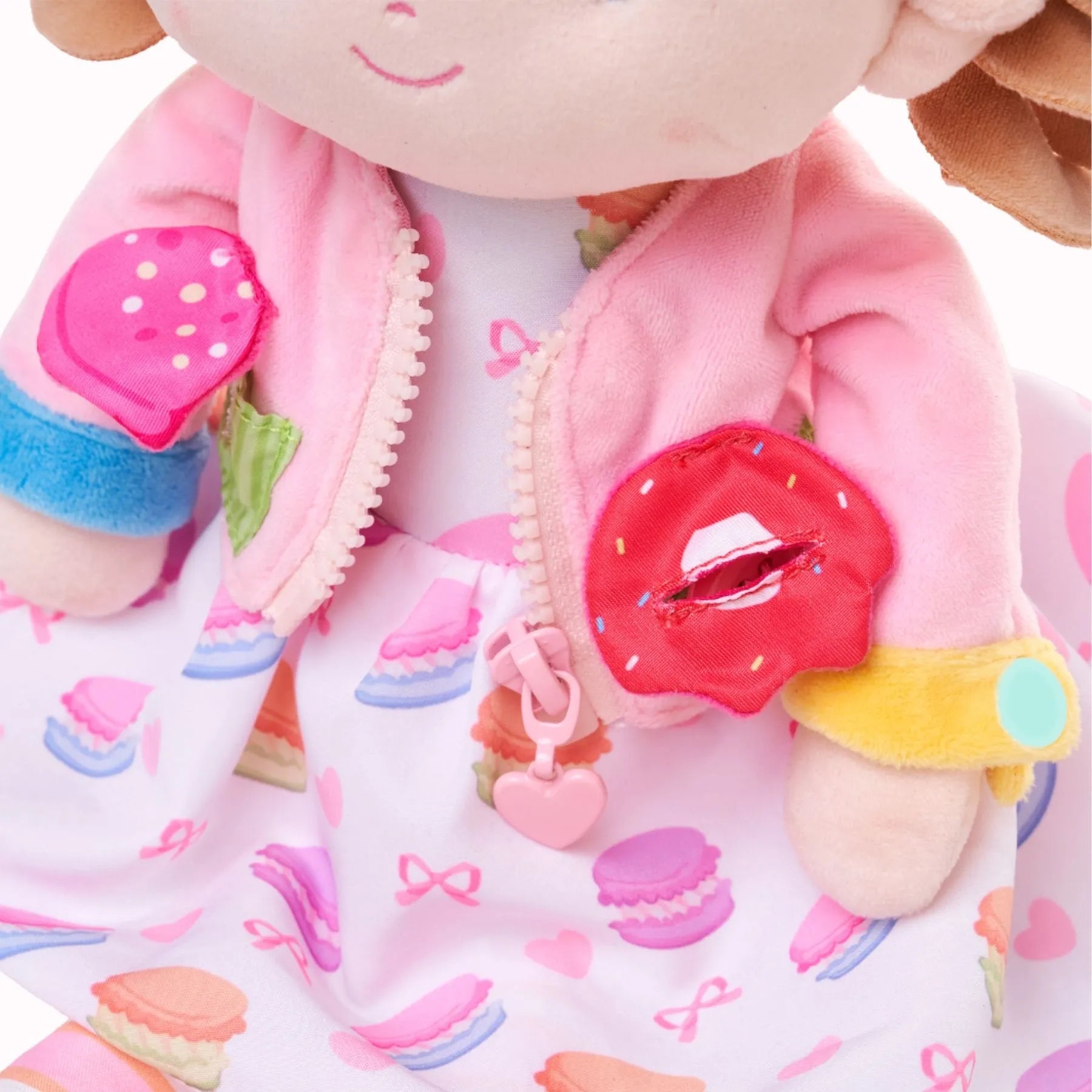 Personalized Cupcake Girl - Montessori Doll - Gentle Doll With Outfit