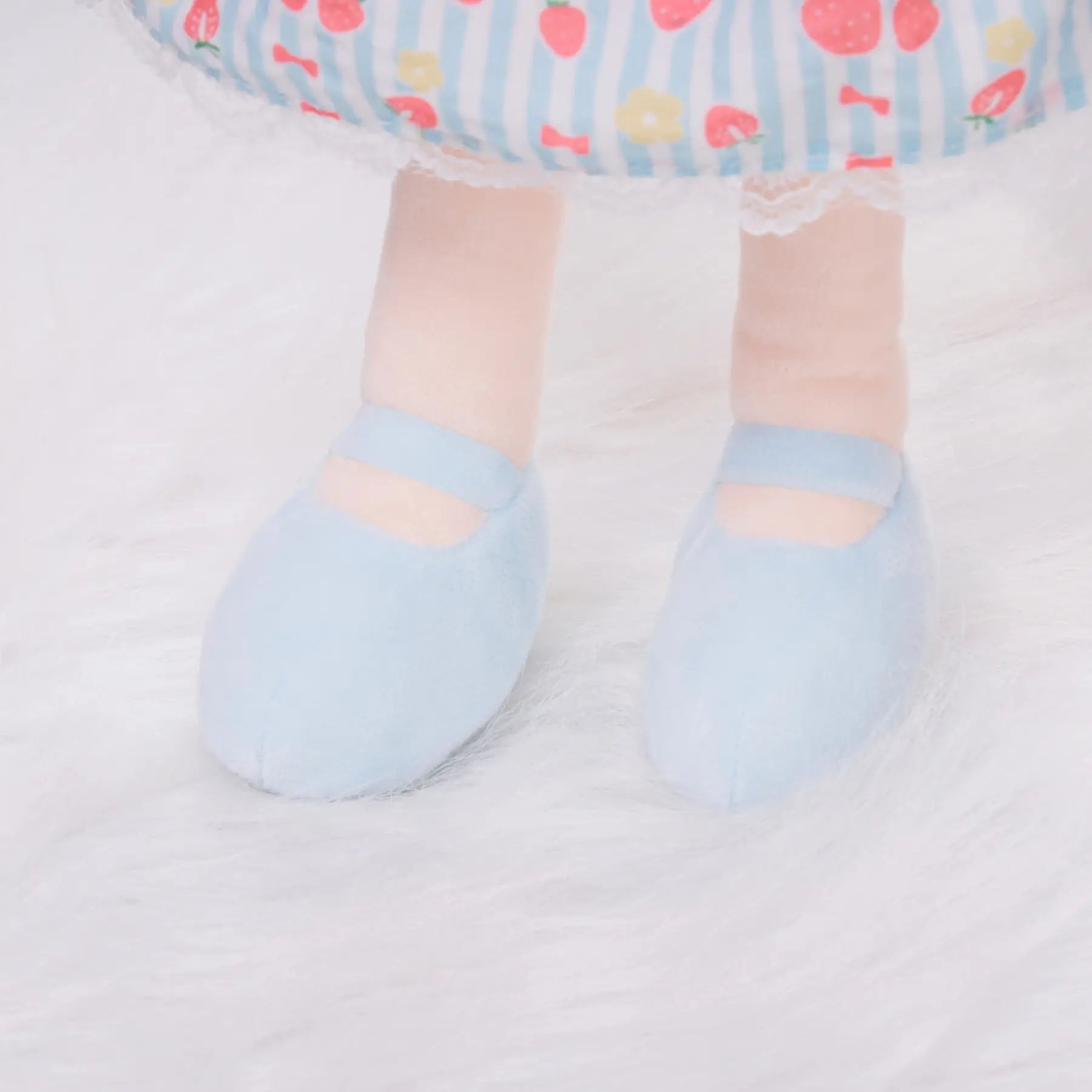 Personalized Strawberry Girl - Blue - Adorable Doll Clothes Set