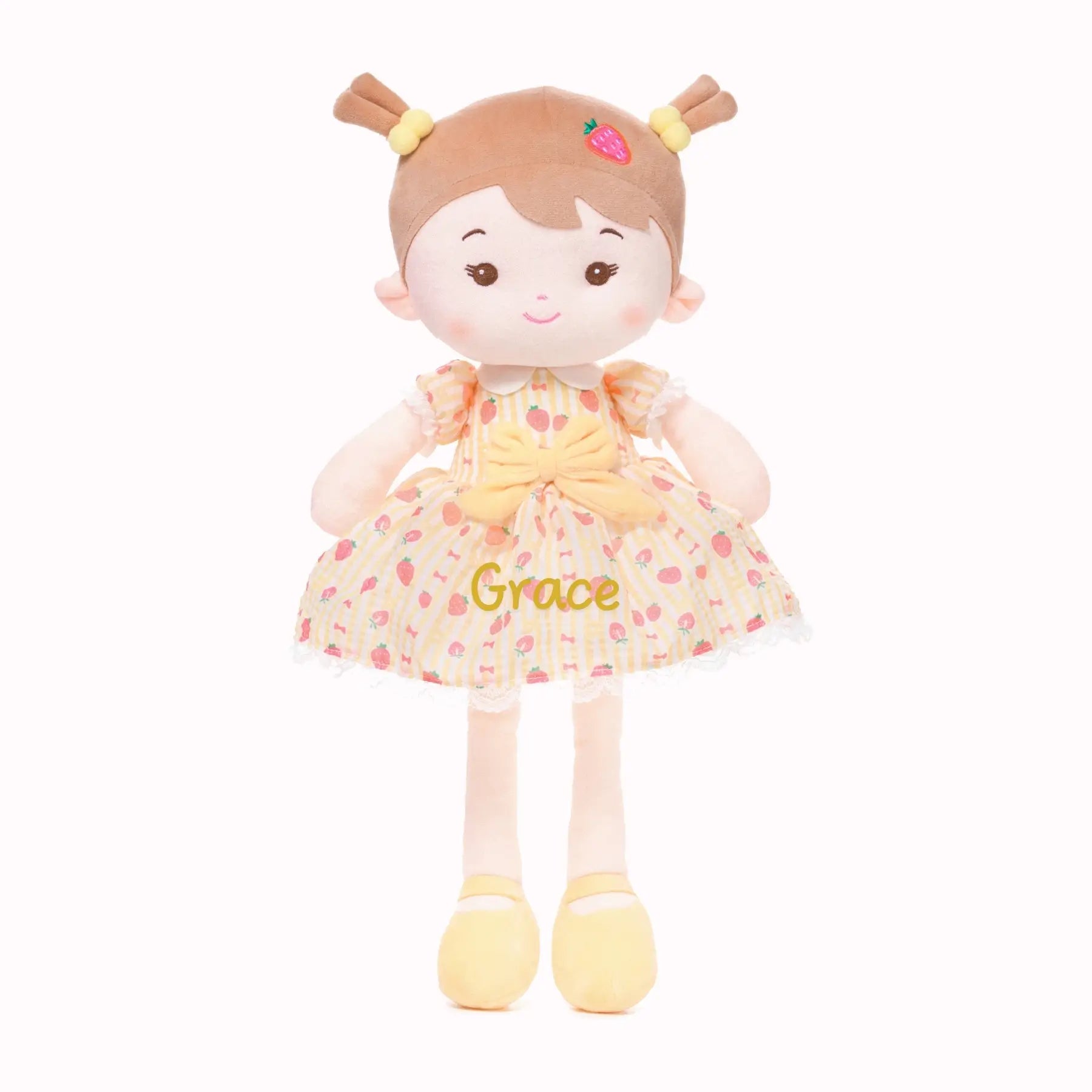 Personalized Strawberry Girl - Yellow - Lovely Doll Collection