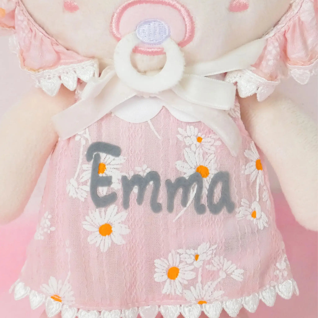 Personalized Daisy Baby Girl - Gift Ready Soft Doll