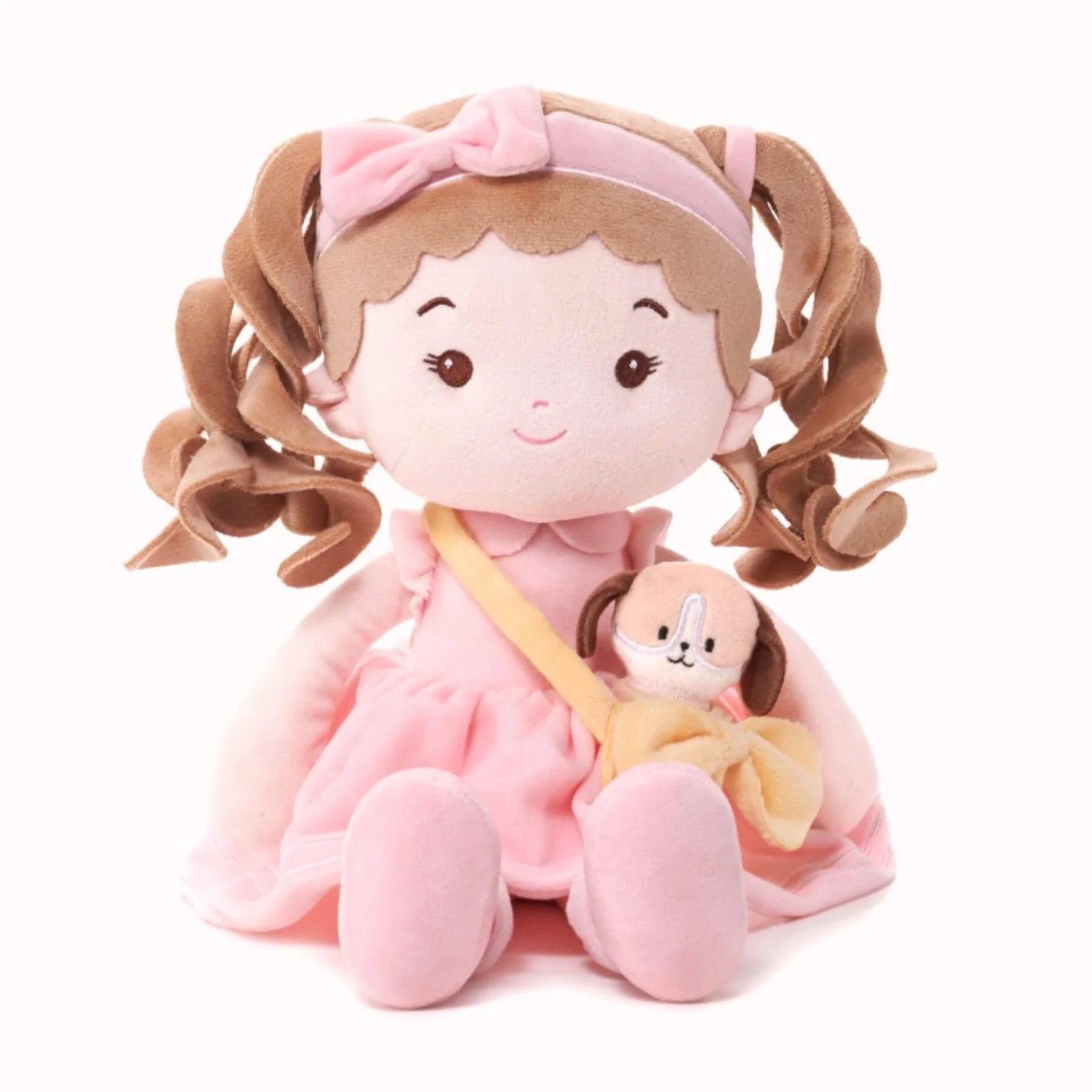 Leyadoll Soft Plush Personalized Leya Doll, My First Baby Doll - Sweet Doll With Outfit