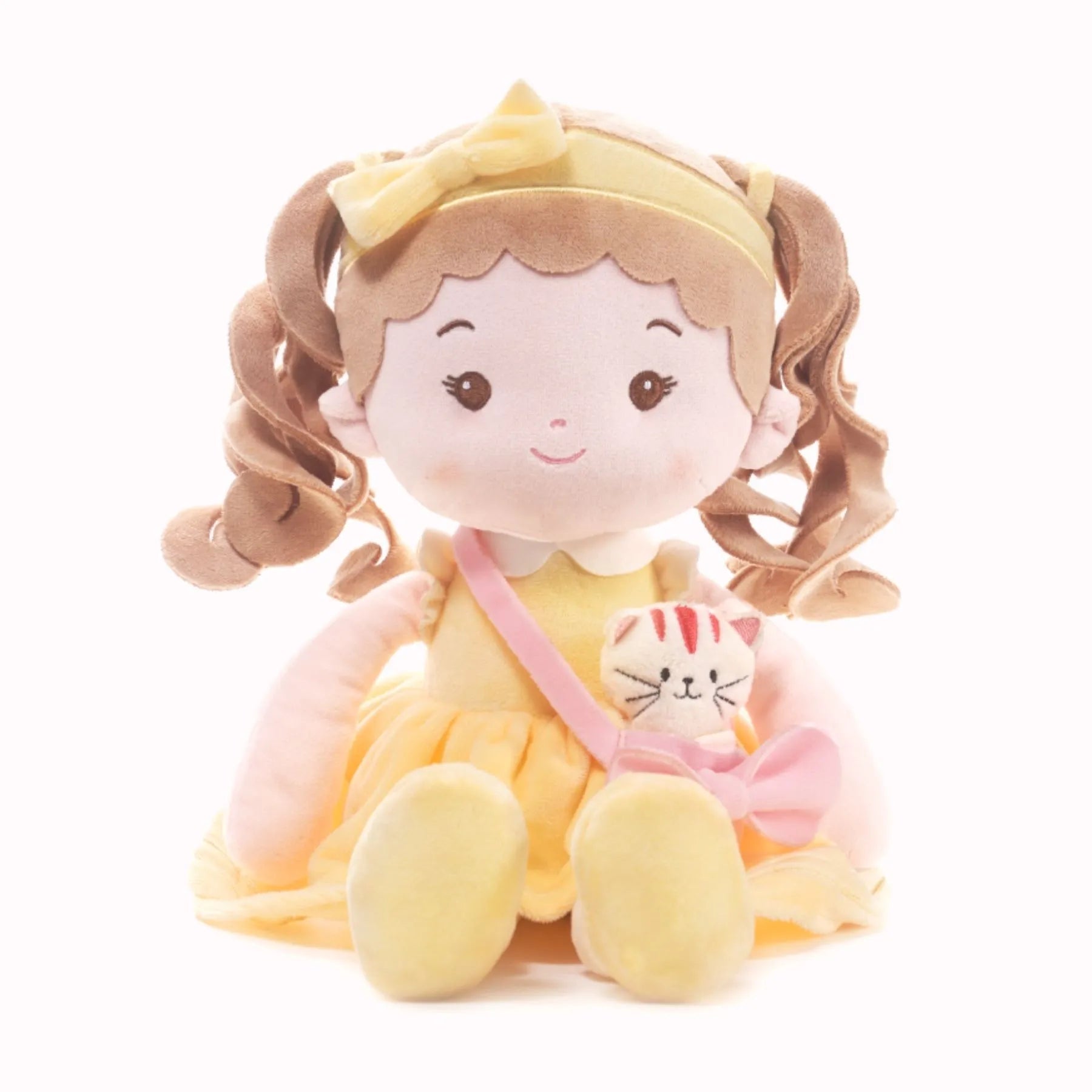 Personalized Sunny Girl & Her Pet - Stylish Doll Outfit Set