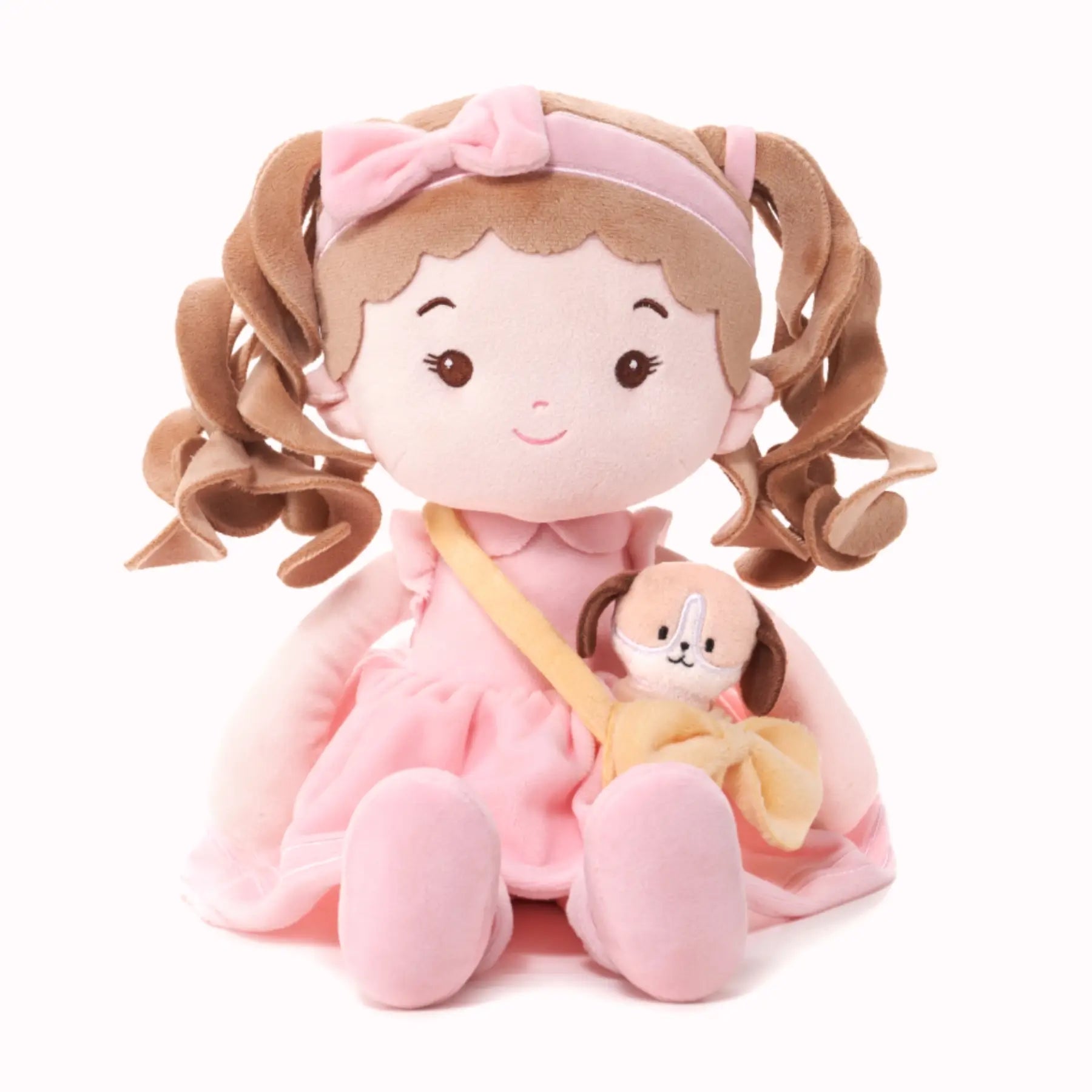 Personalized Milly Girl & Her Pet - Everyday Mini Doll