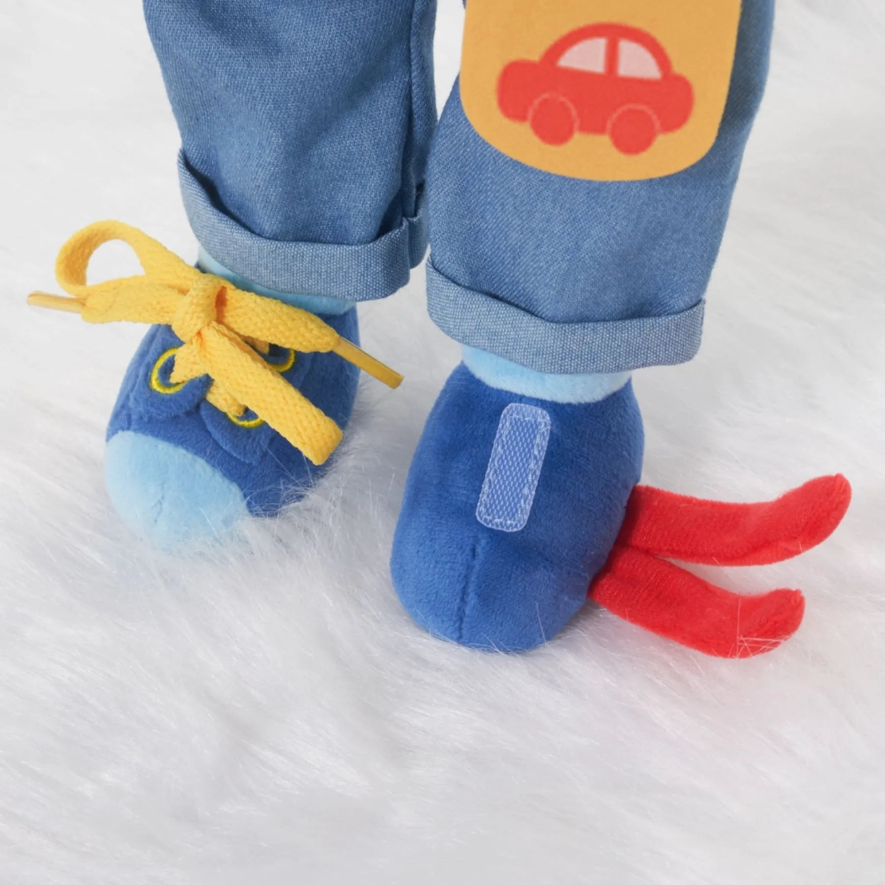 Personalized Crayon Charles - Montessori Doll - Small Size Doll Accessory Set