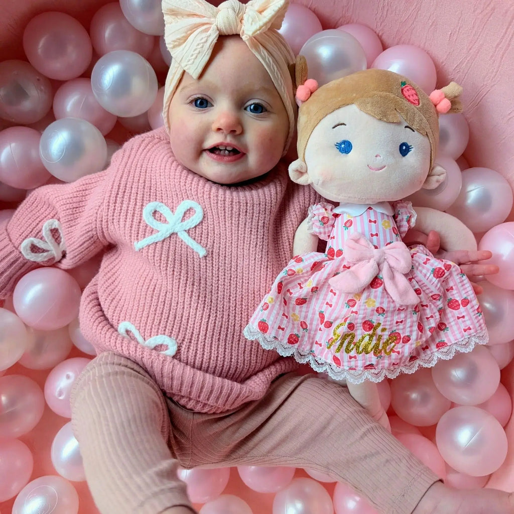 Leyadoll Soft Plush Personalized Leya Doll, My First Baby Doll - Sweet Doll With Outfit