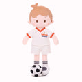 Personalized Soccer Boy - ENG (2 Skin Tones) - Classic Doll With Accessories