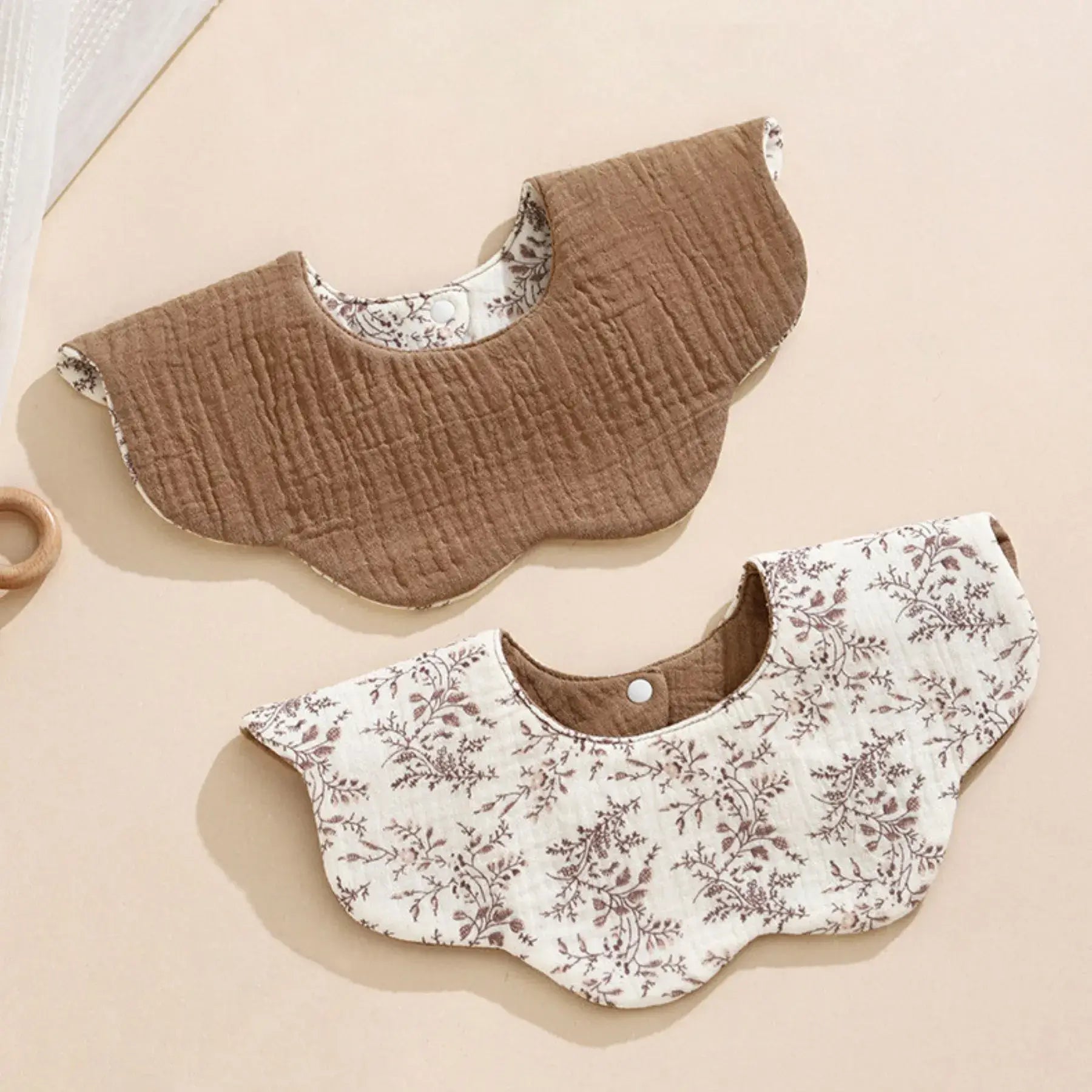 Baby Two-Sided Bib - Display Ready Doll Style Set