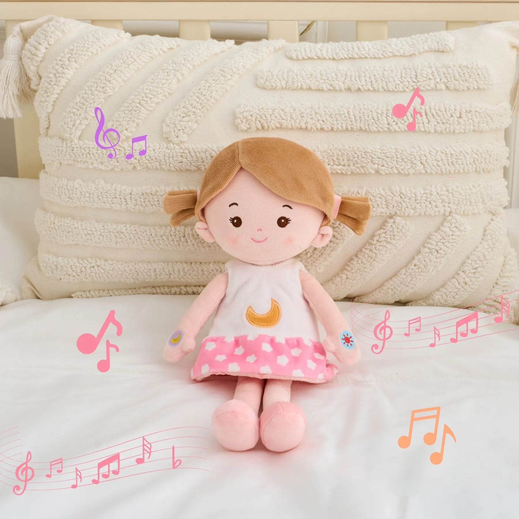 Personalized Day & Night Layla - Talking Doll - Classic Soft Doll