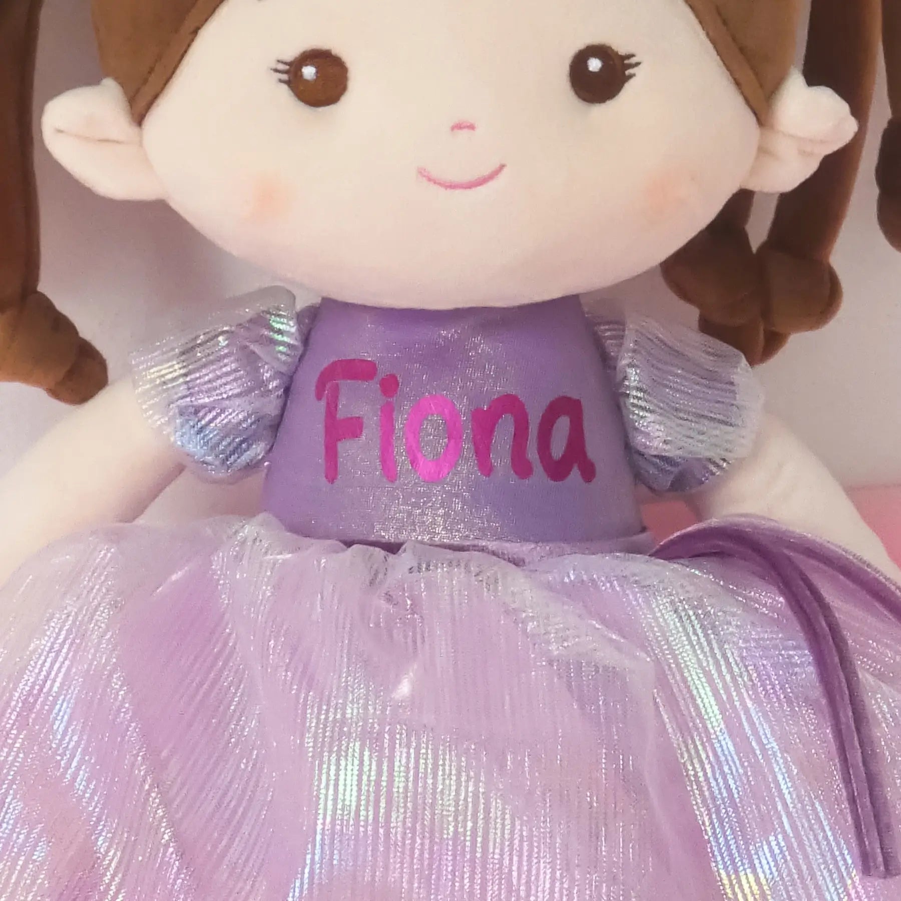 Personalized Princess Coral - Violet - Boutique Style Doll Accessory Set