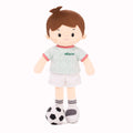 Personalized Soccer Boy - MEX (2 Skin Tones) - Cute Doll Clothes Set