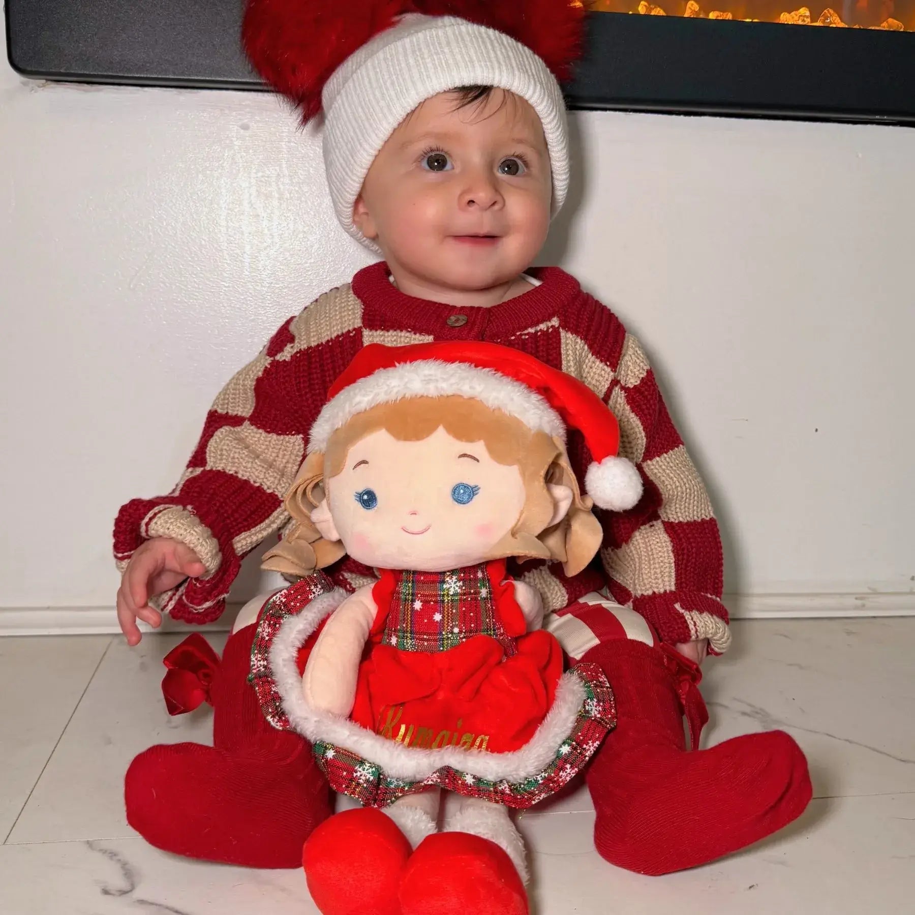Personalized Natalie the Elf - Christmas Special - Small Size Doll Gift Set