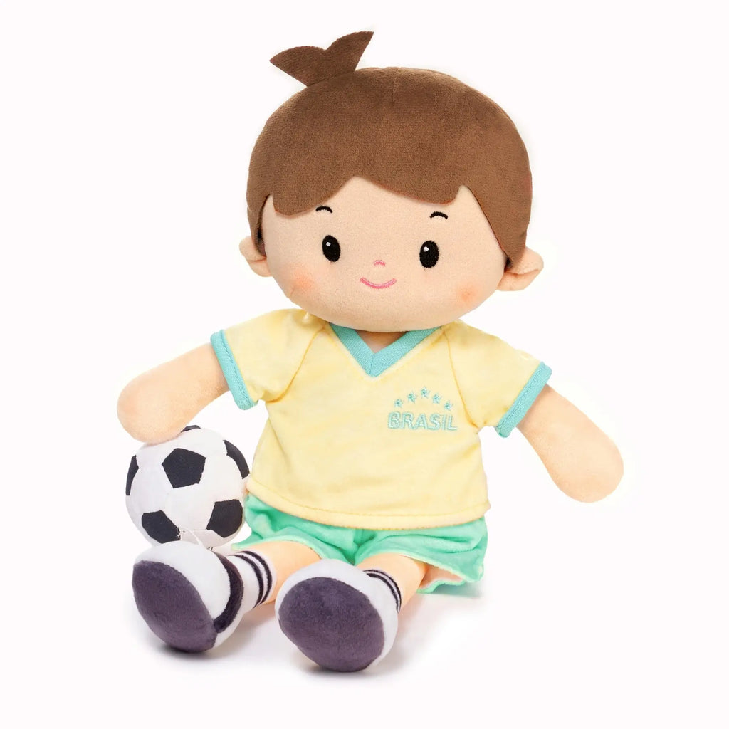 Personalized Soccer Boy - BRA (2 Skin Tones) - Stylish Play Doll