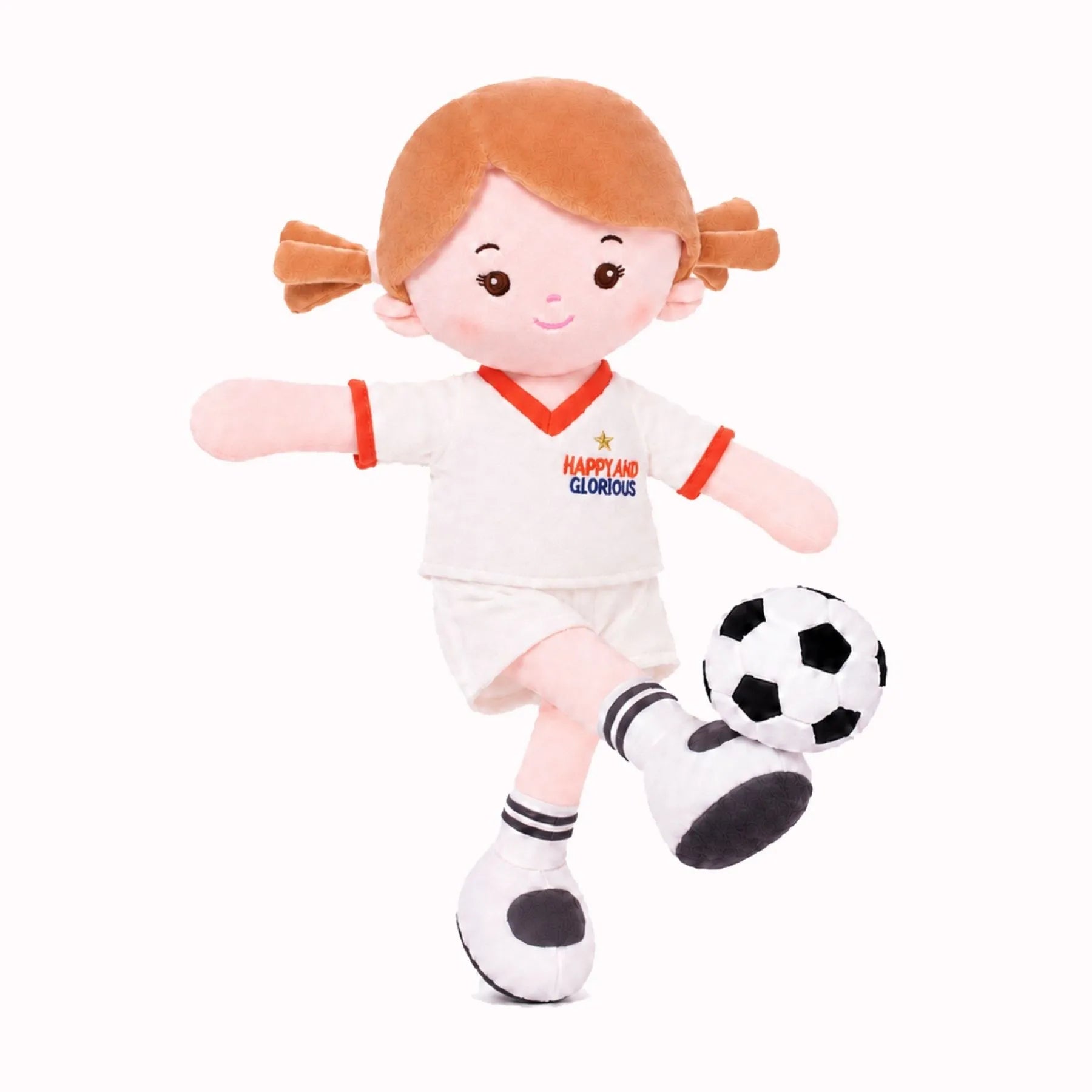 Personalized Soccer Girl - ENG (2 Skin Tones) - Stylish Doll For Collectors