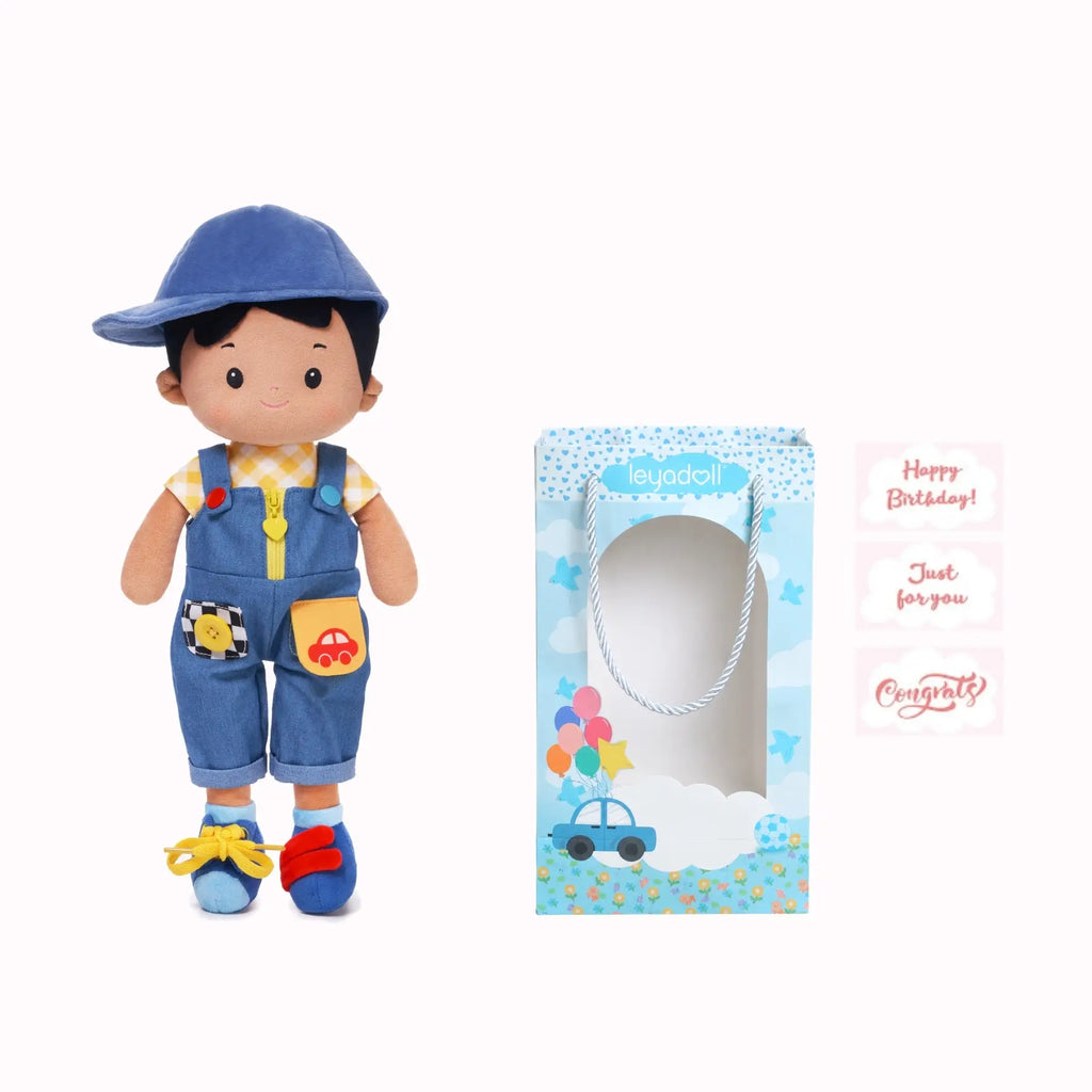 Personalized Crayon Miles - Montessori Doll - Small Size Doll For Playrooms