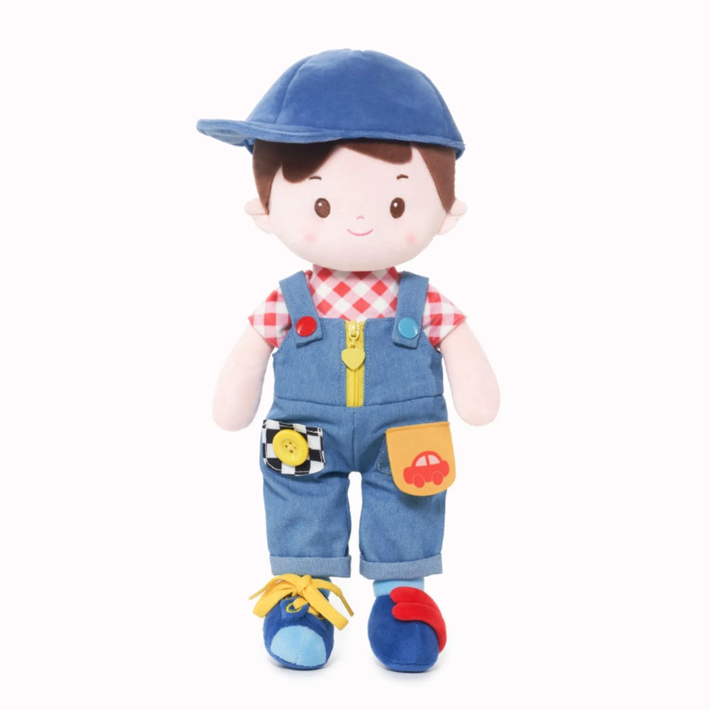 Personalized Crayon Charles - Montessori Doll - Small Size Doll Accessory Set
