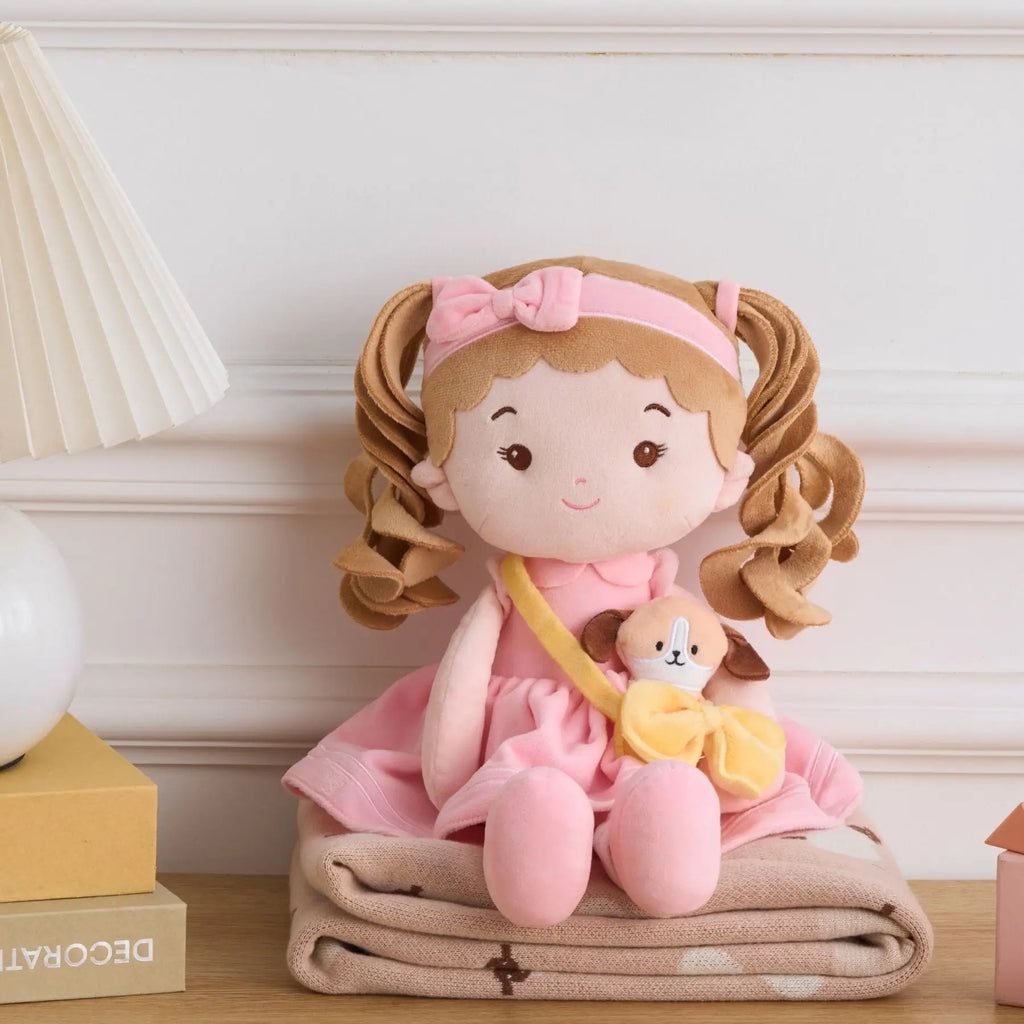 Leyadoll Soft Plush Personalized Leya Doll, My First Baby Doll - Sweet Doll With Outfit