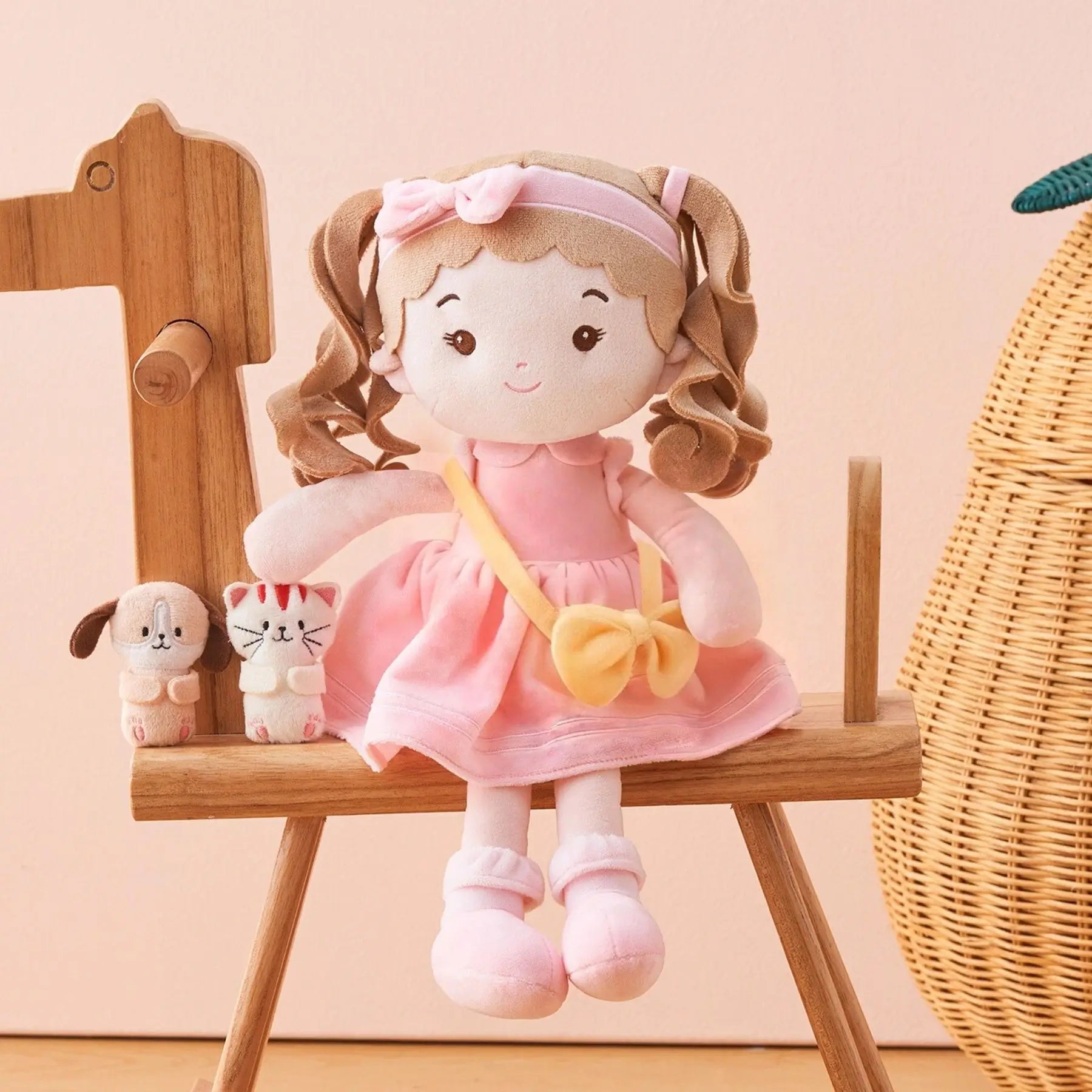 Personalized Milly Girl & Her Pet - Everyday Mini Doll