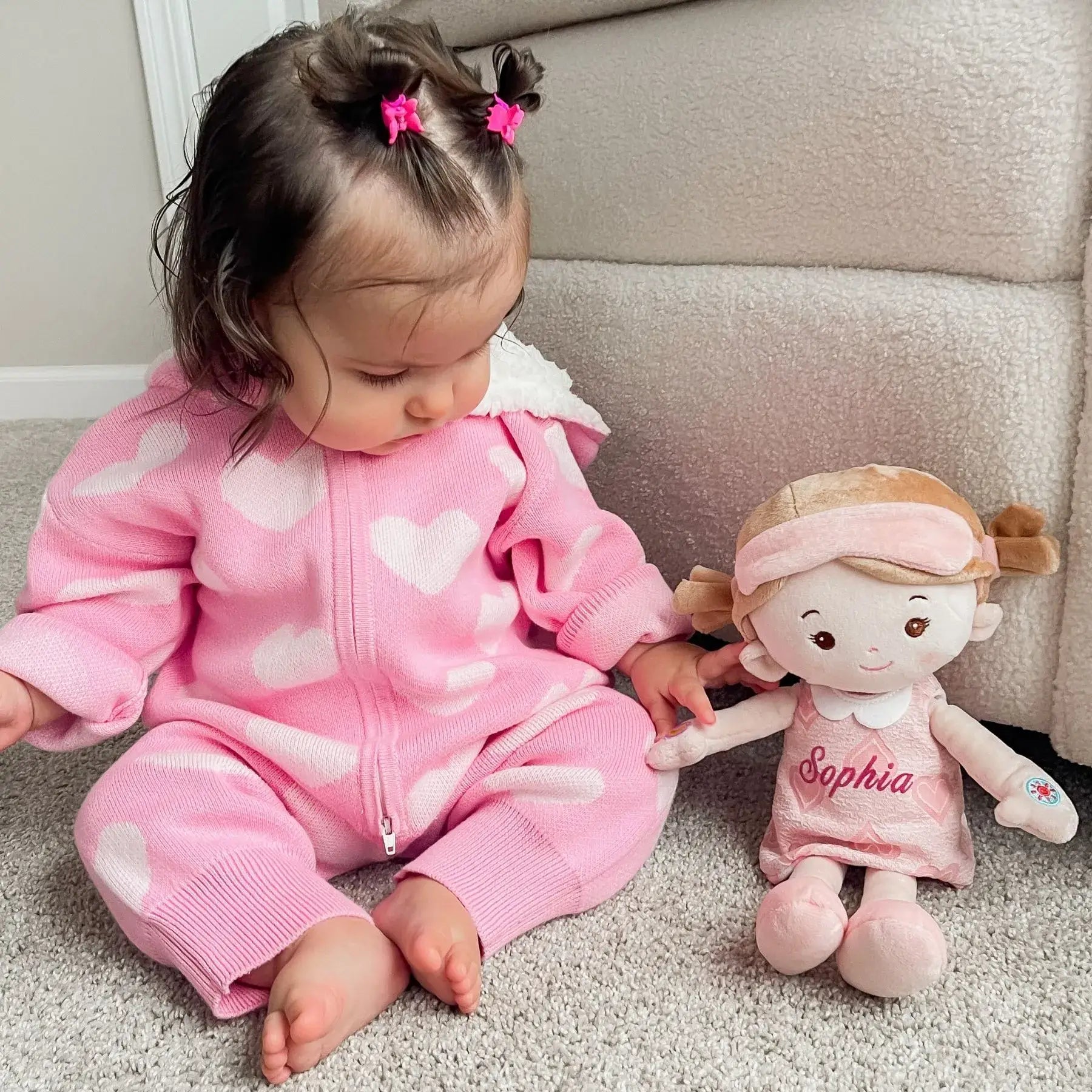 Personalized Day & Night Layla - Talking Doll - Classic Soft Doll