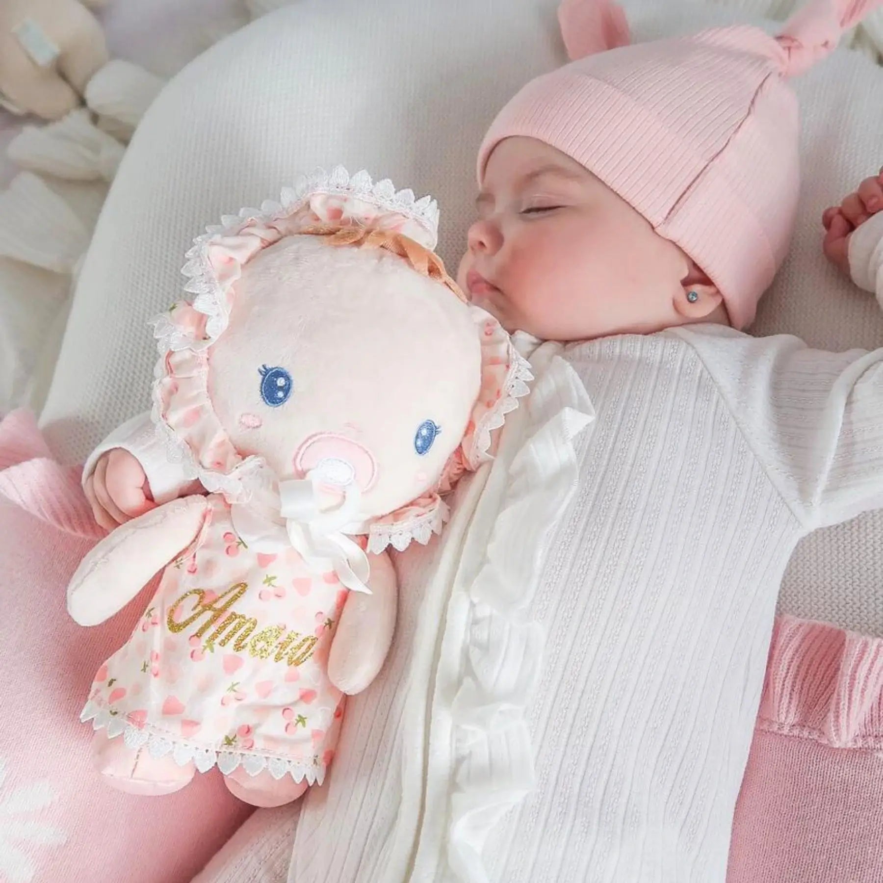 Personalized Cherry Baby Girl - Gift Ready Doll Collection