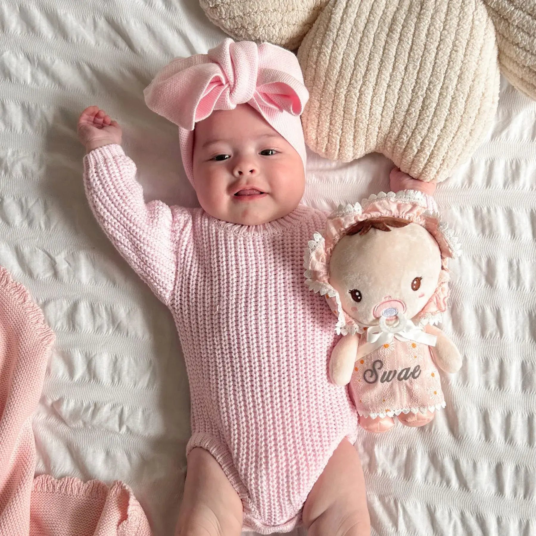Personalized Daisy Baby Girl - Gift Ready Soft Doll