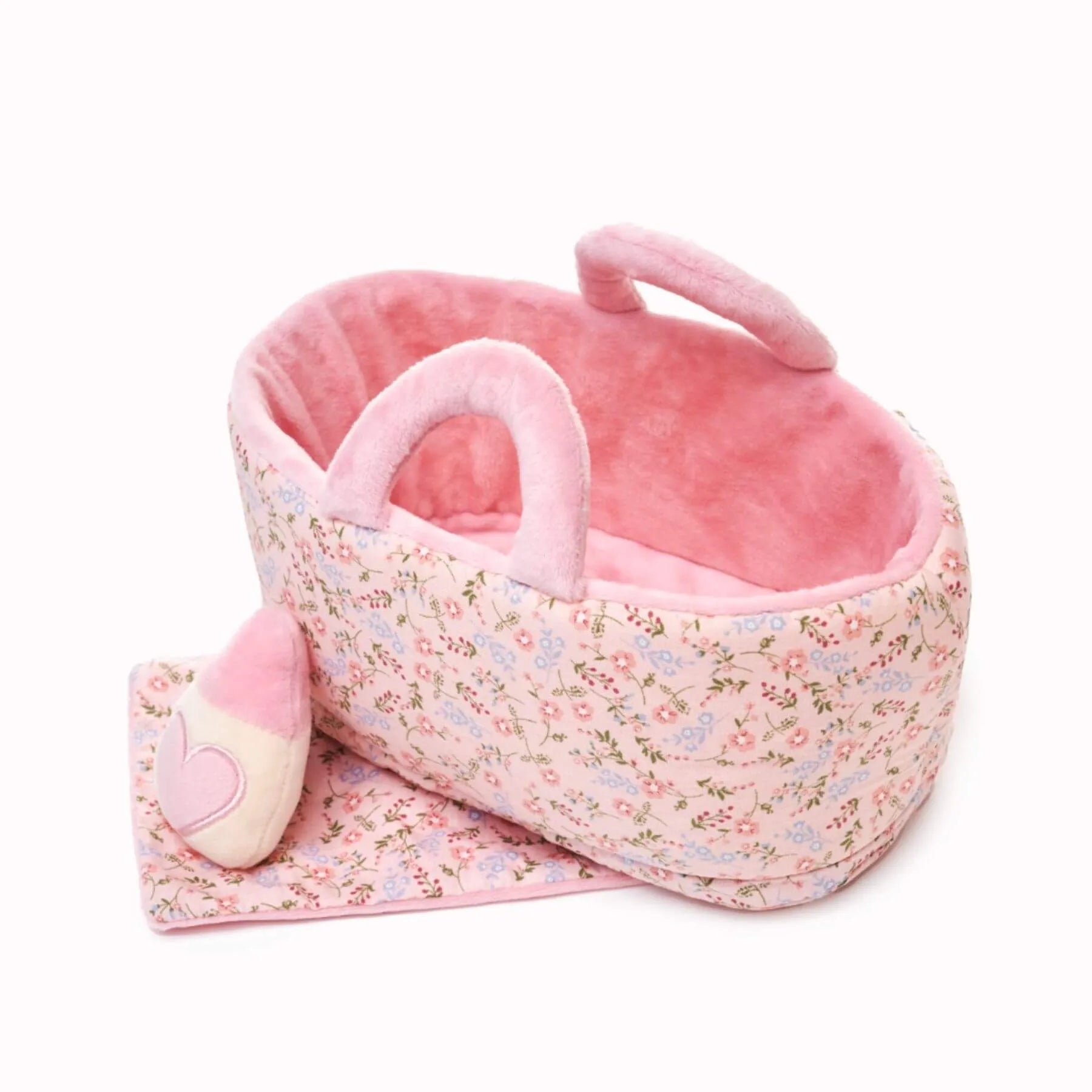 9 inches Baby Girl Crib Playset - Lovely Doll With Accessories