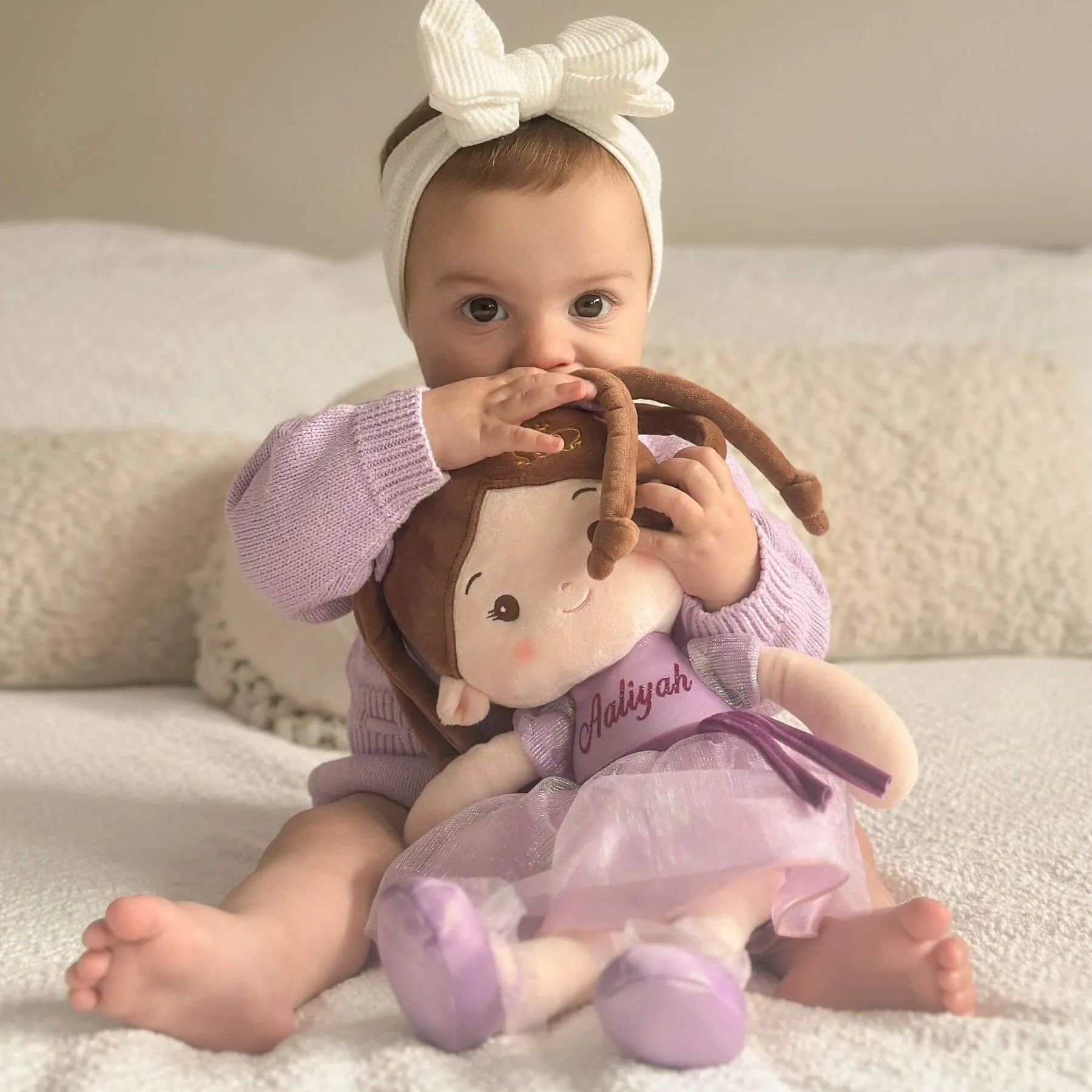 Personalized Princess Coral - Violet - Boutique Style Doll Accessory Set