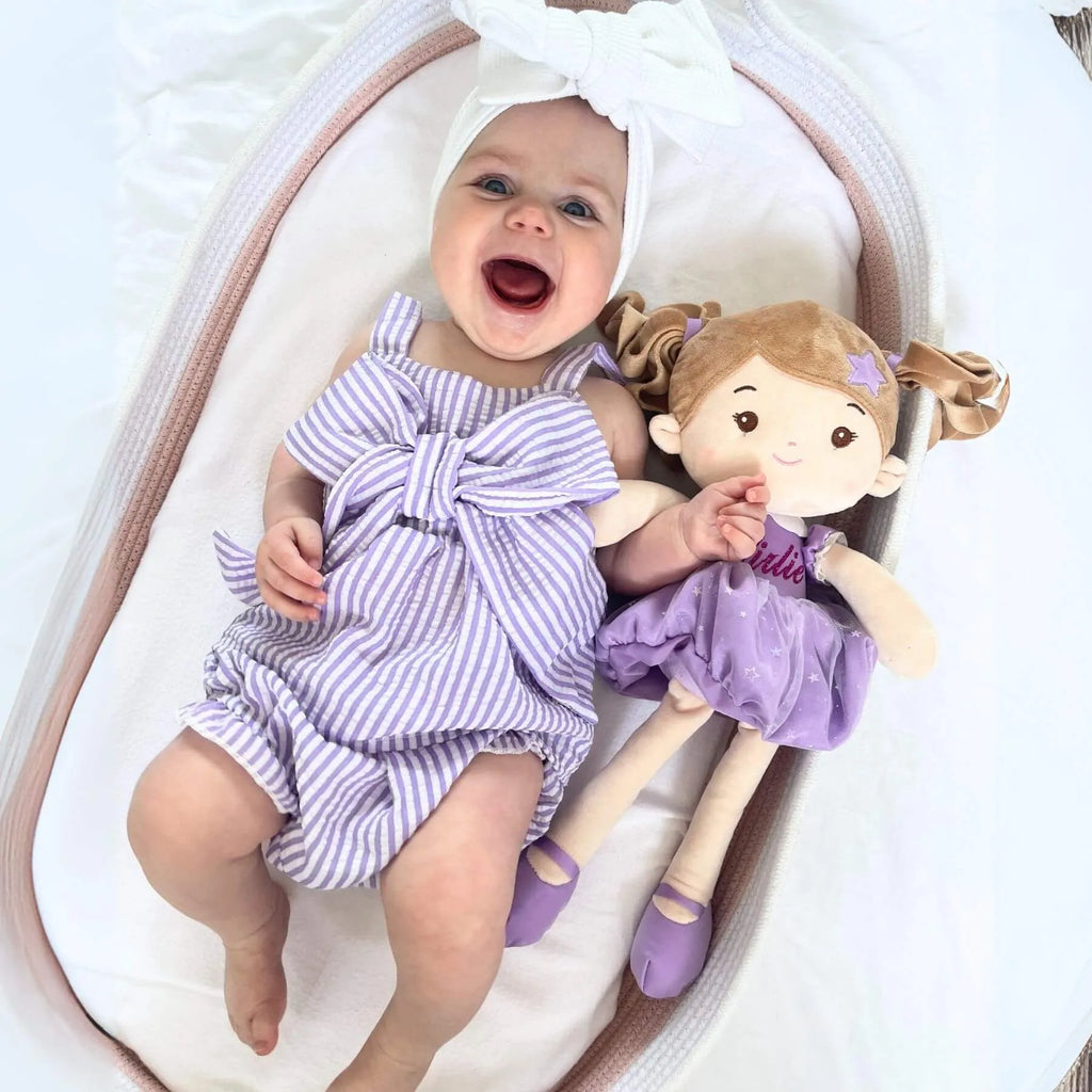 Personalized Princess Starlet - Purple - Gentle Play Doll