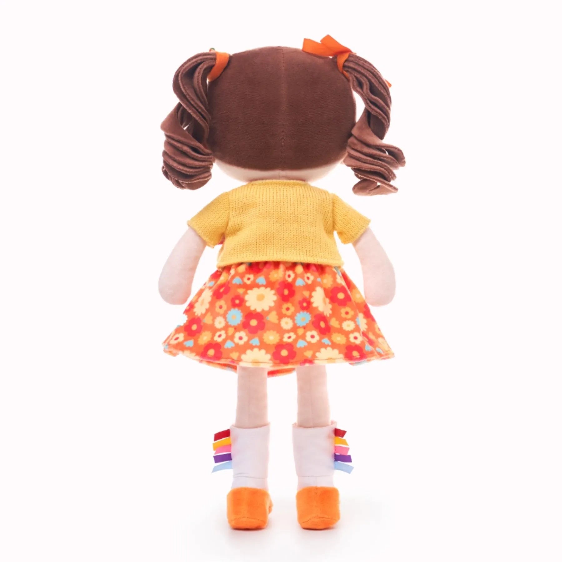 Personalized Flora Girl - Montessori Doll - Large Size Doll Style Set