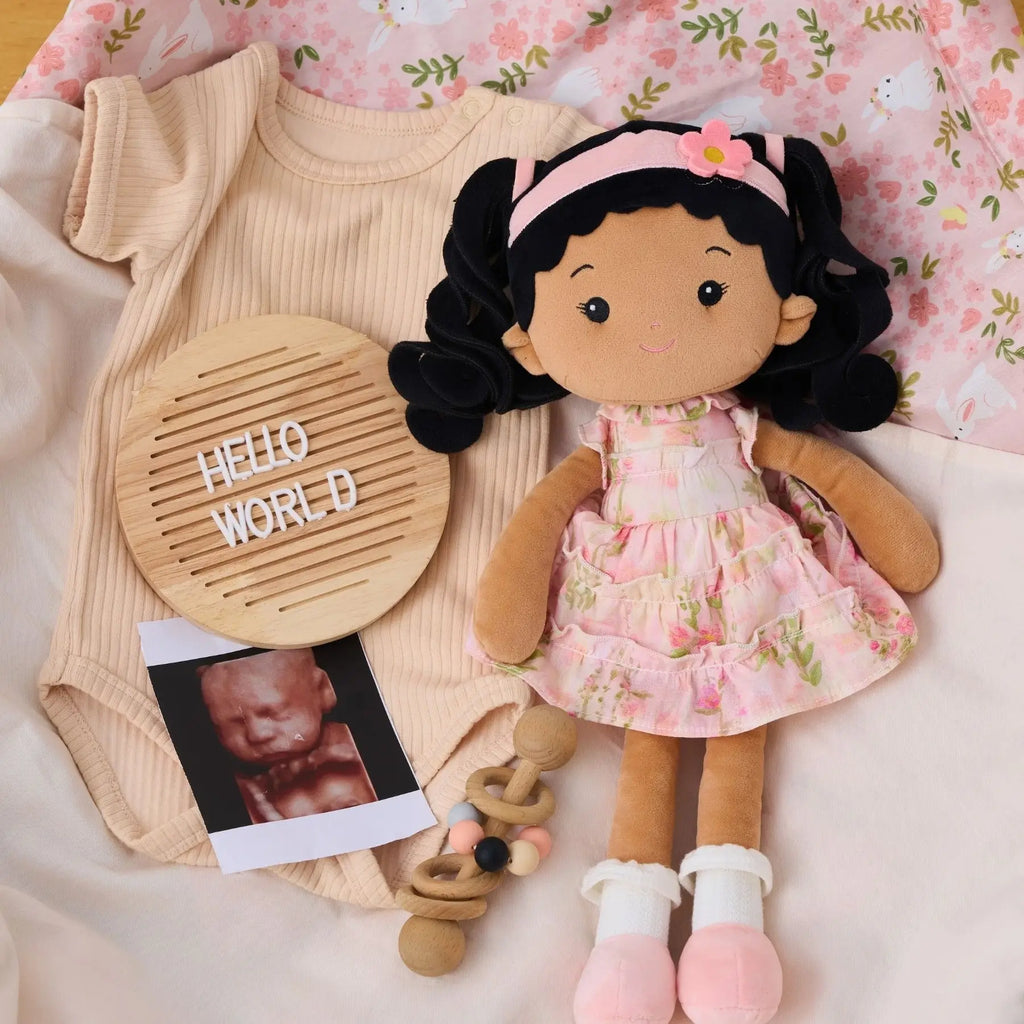 Leyadoll Soft Plush Personalized Leya Doll, My First Baby Doll - Sweet Doll With Outfit